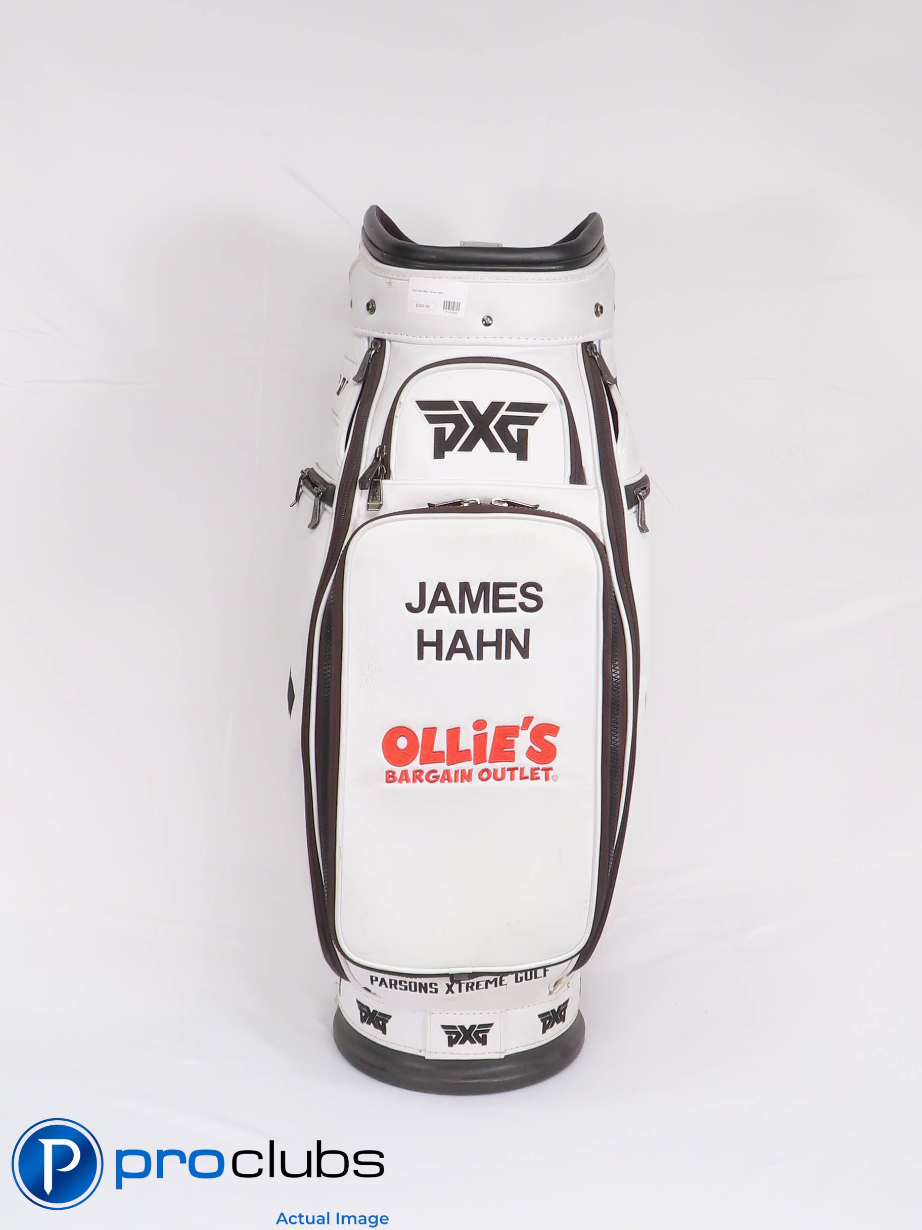 PXG "JAMES HAHN" PGA Tour Staff Golf Bag - White 443830