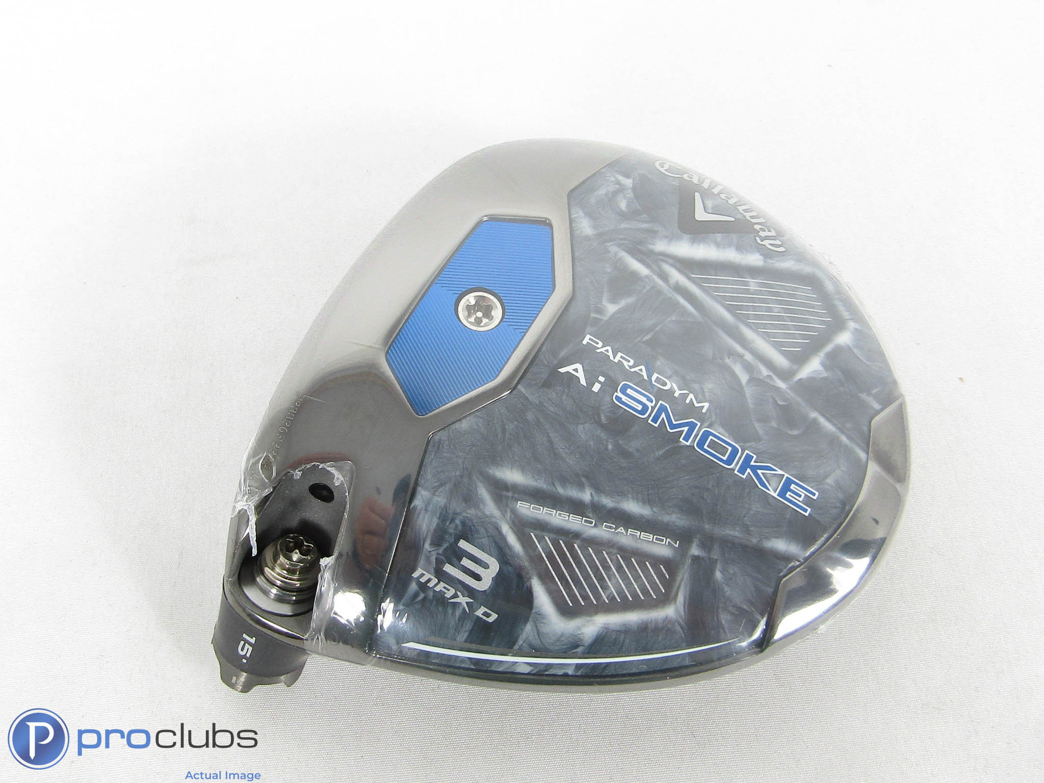New Left Handed! Callaway Paradym Ai Smoke MAX D 15* 3 Wood - Head Only - 443989