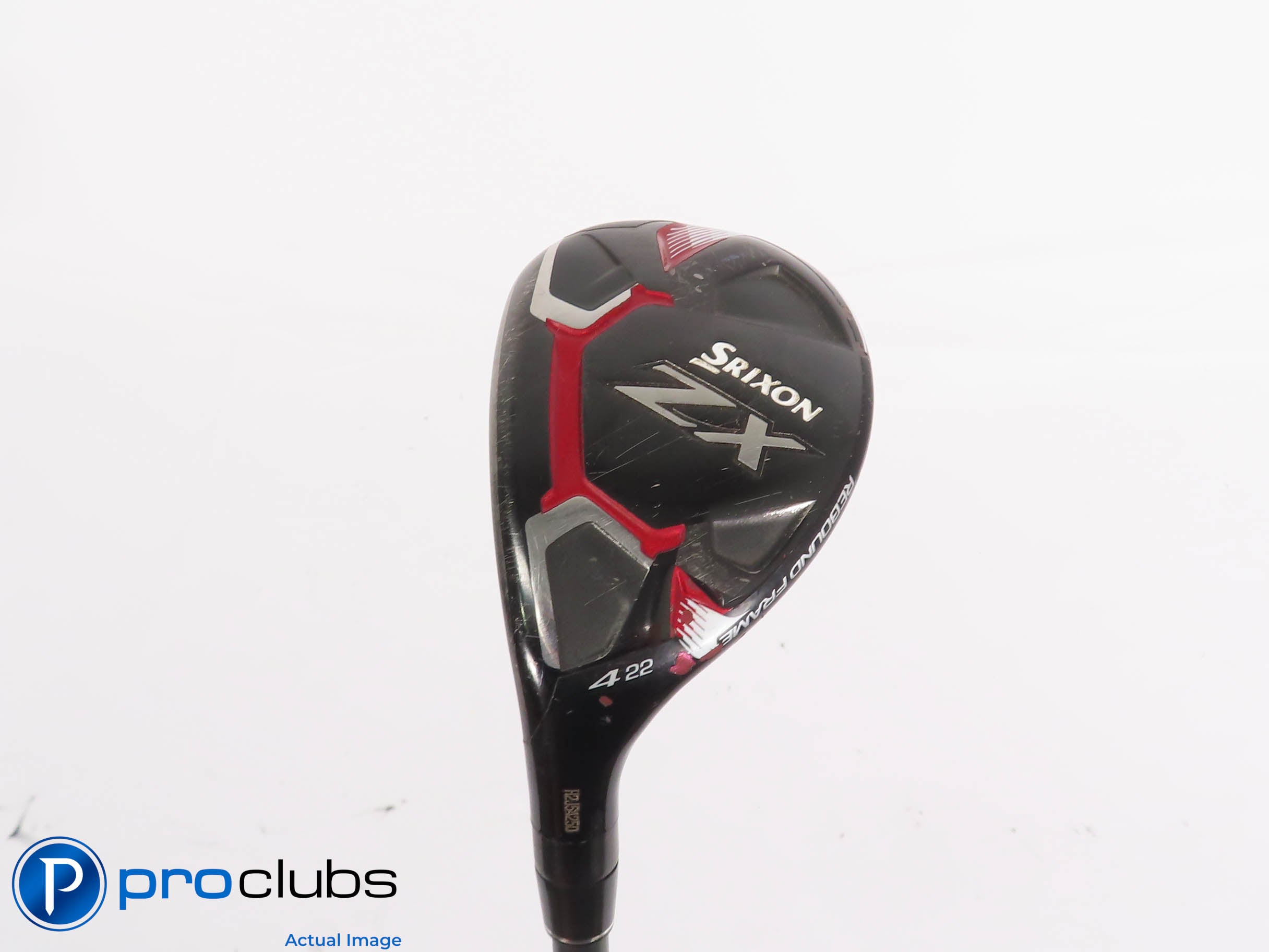 Left Handed Srixon ZX 22* 4 Hybrid - HZRDUS Smoke 80g 5.5 Regular Flex - 439079