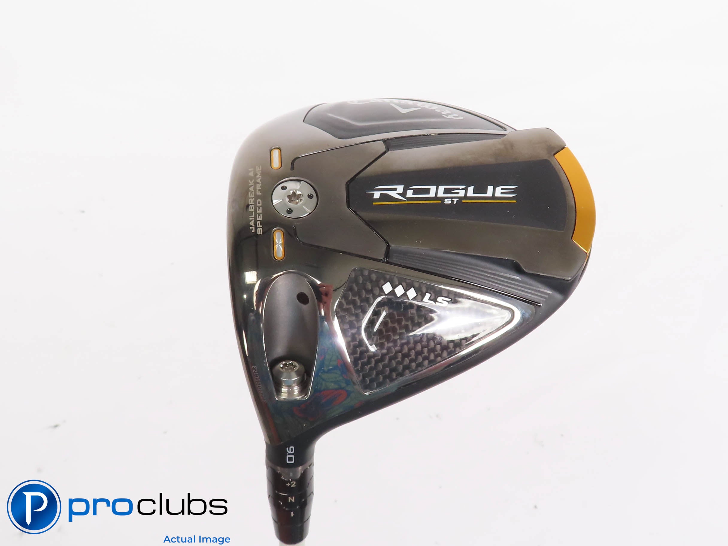 Nice Left Handed Callaway Rogue ST Triple Diamond LS 9* DRIVER Stiff Flex 443613