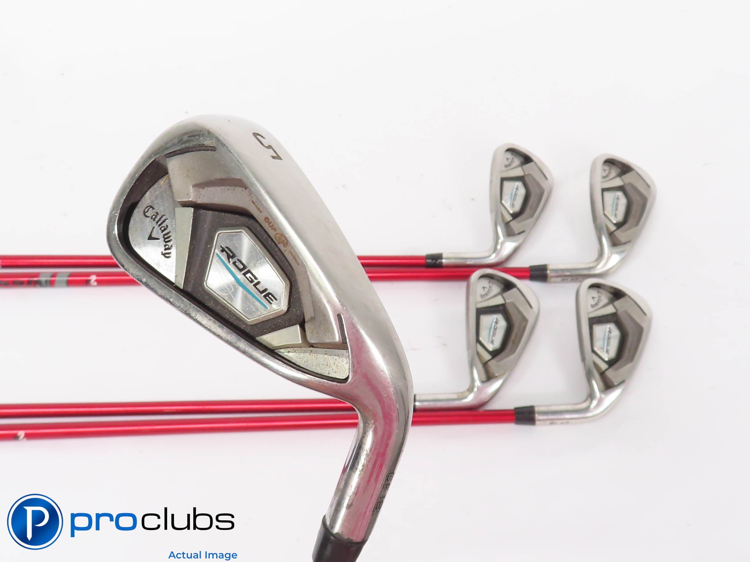 Callaway ROGUE 5-9 IRON SET - AccuFlex Assassin Regular Flex Graphite -1" 444548