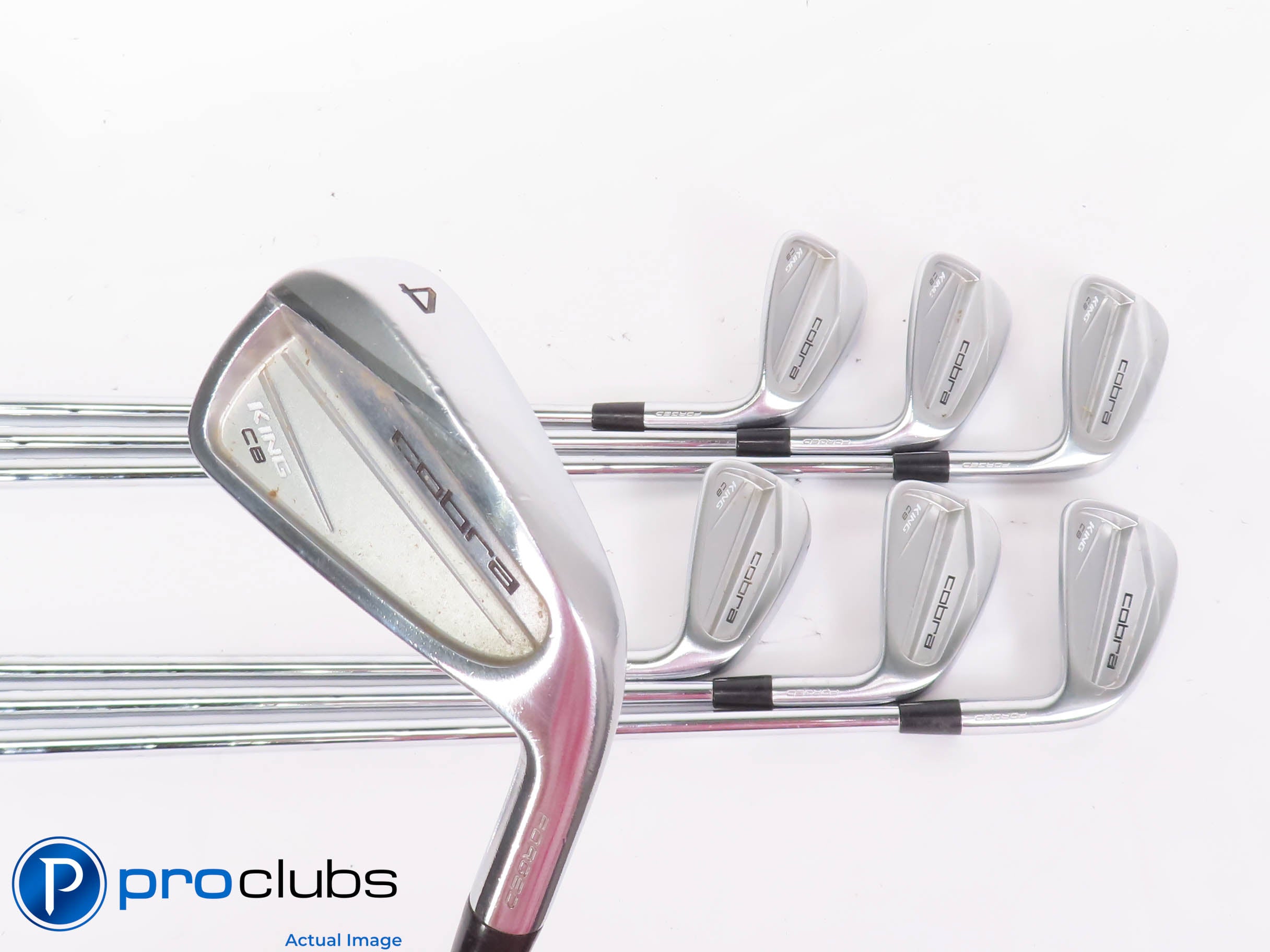 Nice Cobra '23 KING CB 4-PW IRON SET - KBS $Taper 120 Stiff Flex Steel 443244