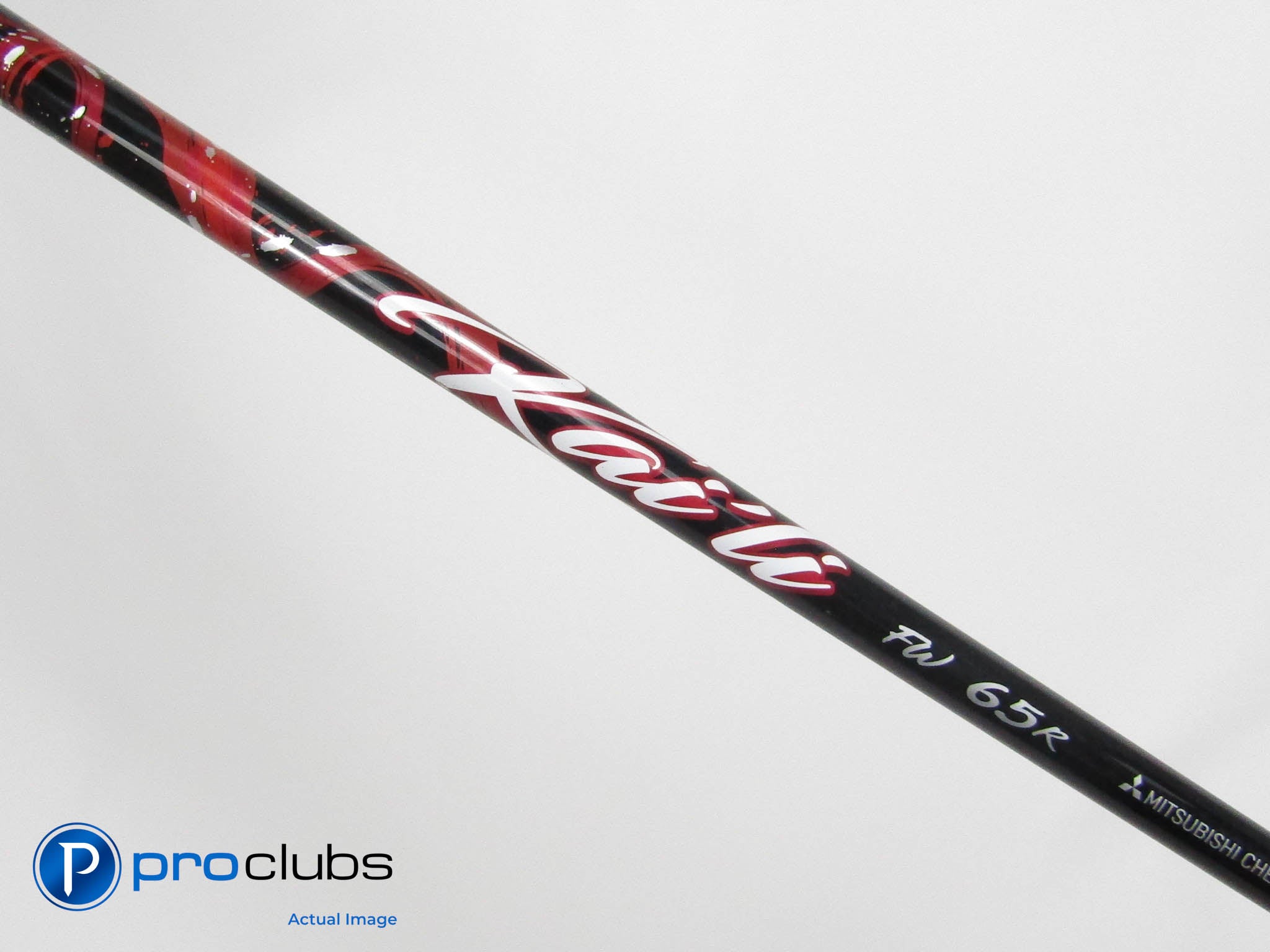 Mitsubishi Kai'li Red FW 65g Regular Fairway Shaft w/ TaylorMade Tip LH 444491