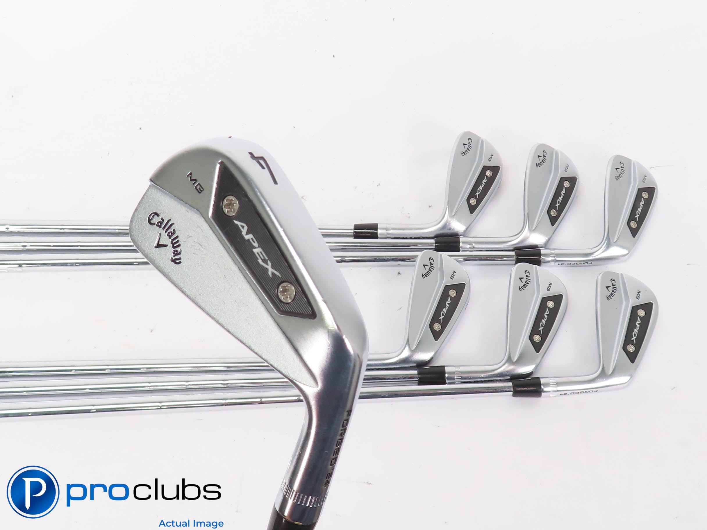 Nice Callaway '24 APEX MB Forged 4-PW IRON SET - DG 105 X100 X-Flex Steel 442625