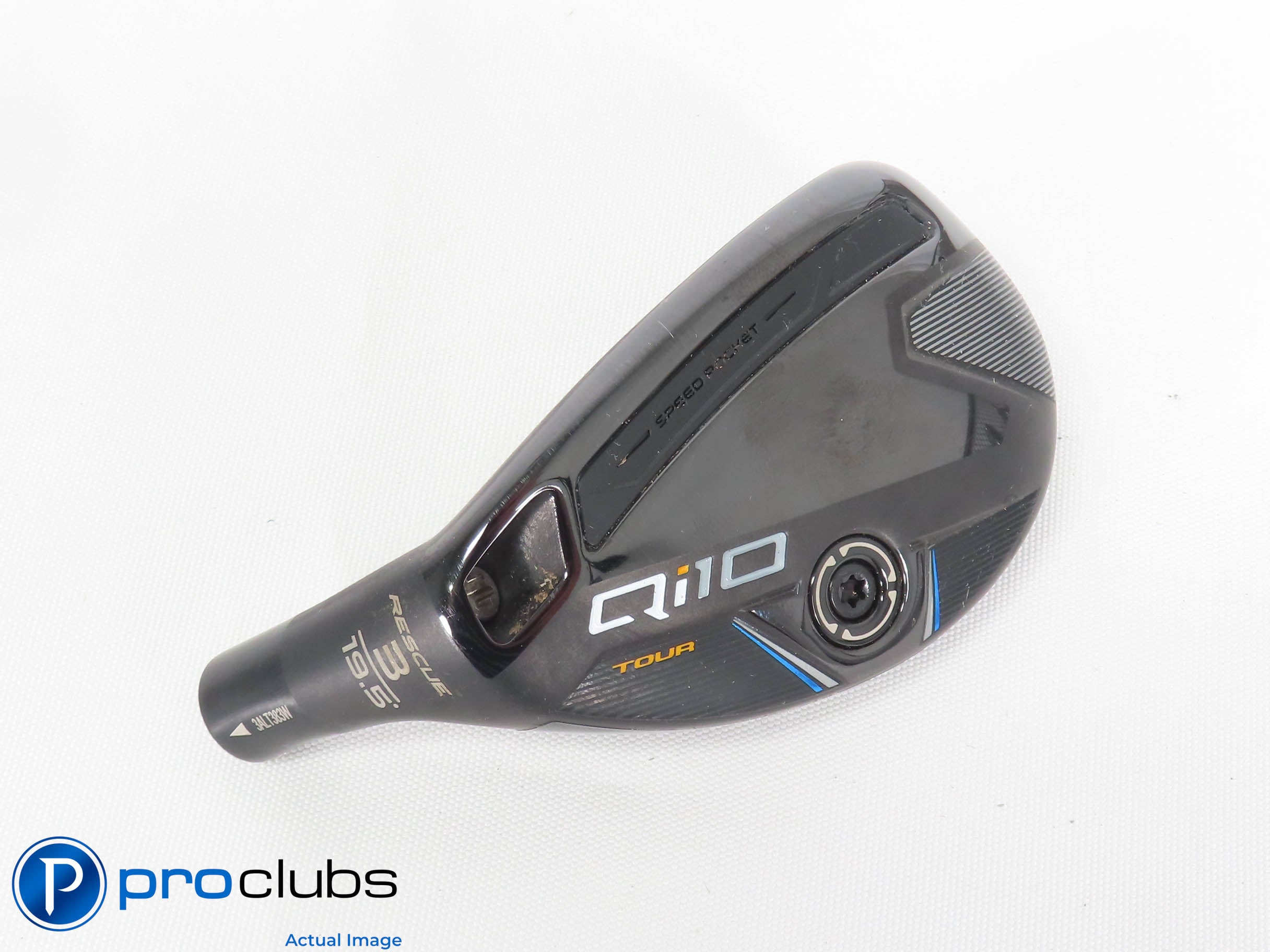 Excellent! Left Handed TaylorMade Qi10 Tour Rescue 19.5* 3 Hybrid - Head 444656