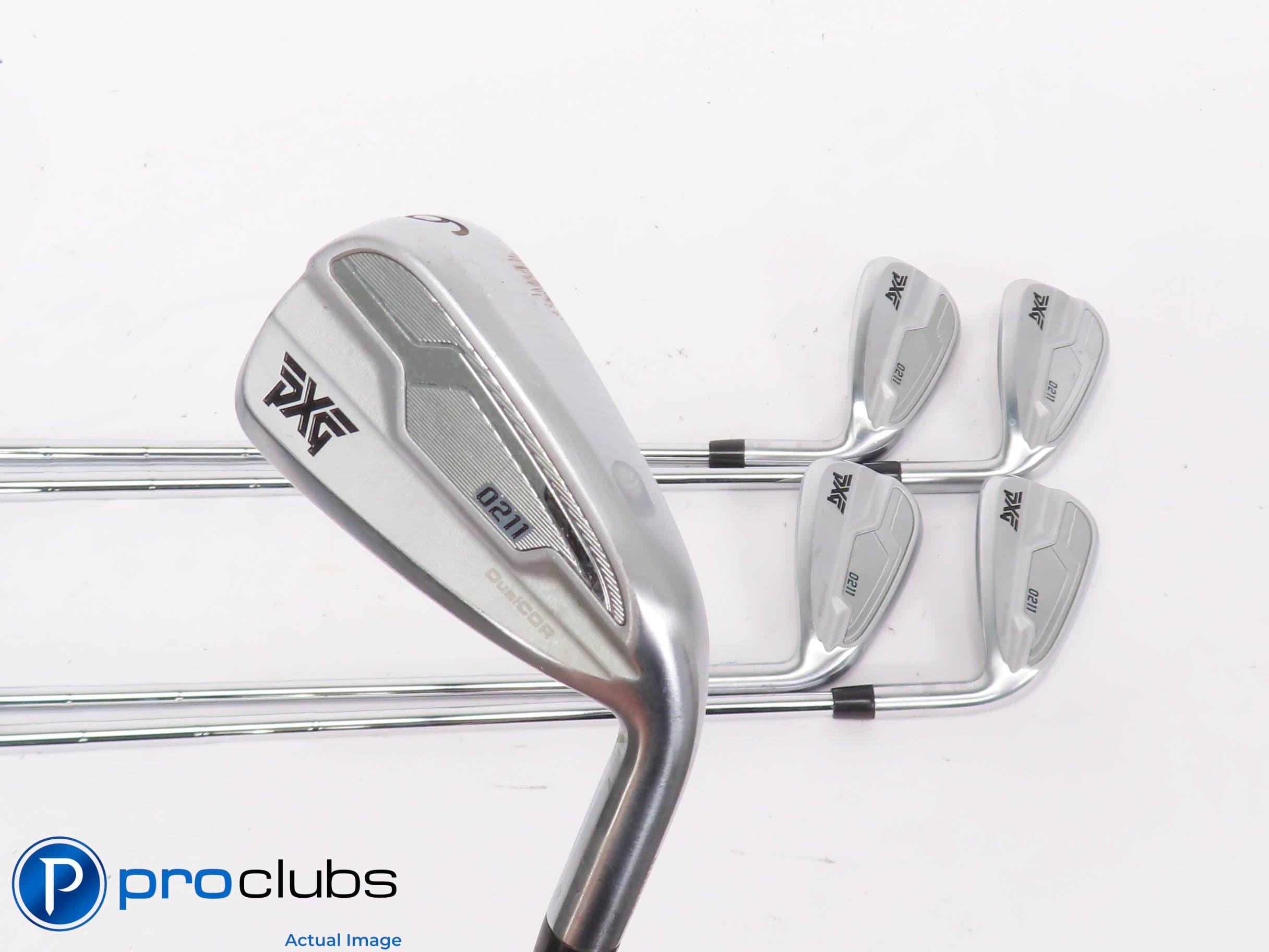 PXG 0211 DualCOR 6-PW IRON SET -Elevate Tour Stiff Flex Steel -1/2" 431711