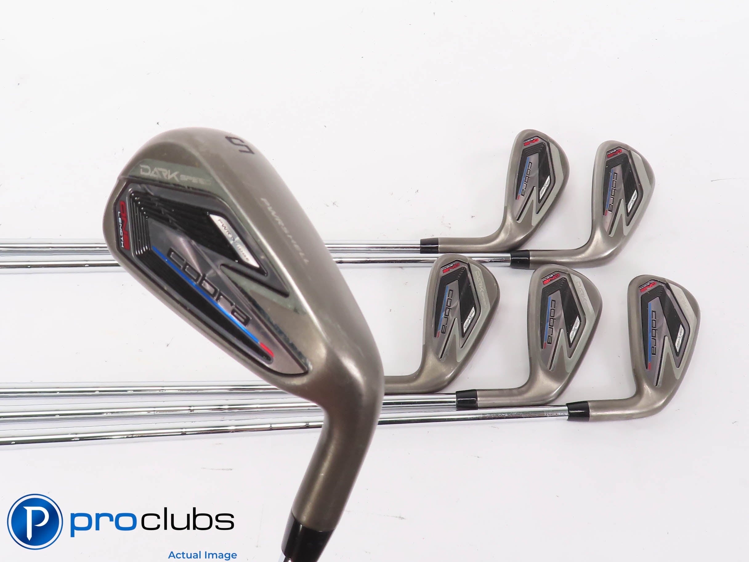Nice Cobra DARKSPEED ONE Length 6-PW,GW IRON SET - KBS Stiff Flex Steel 443121