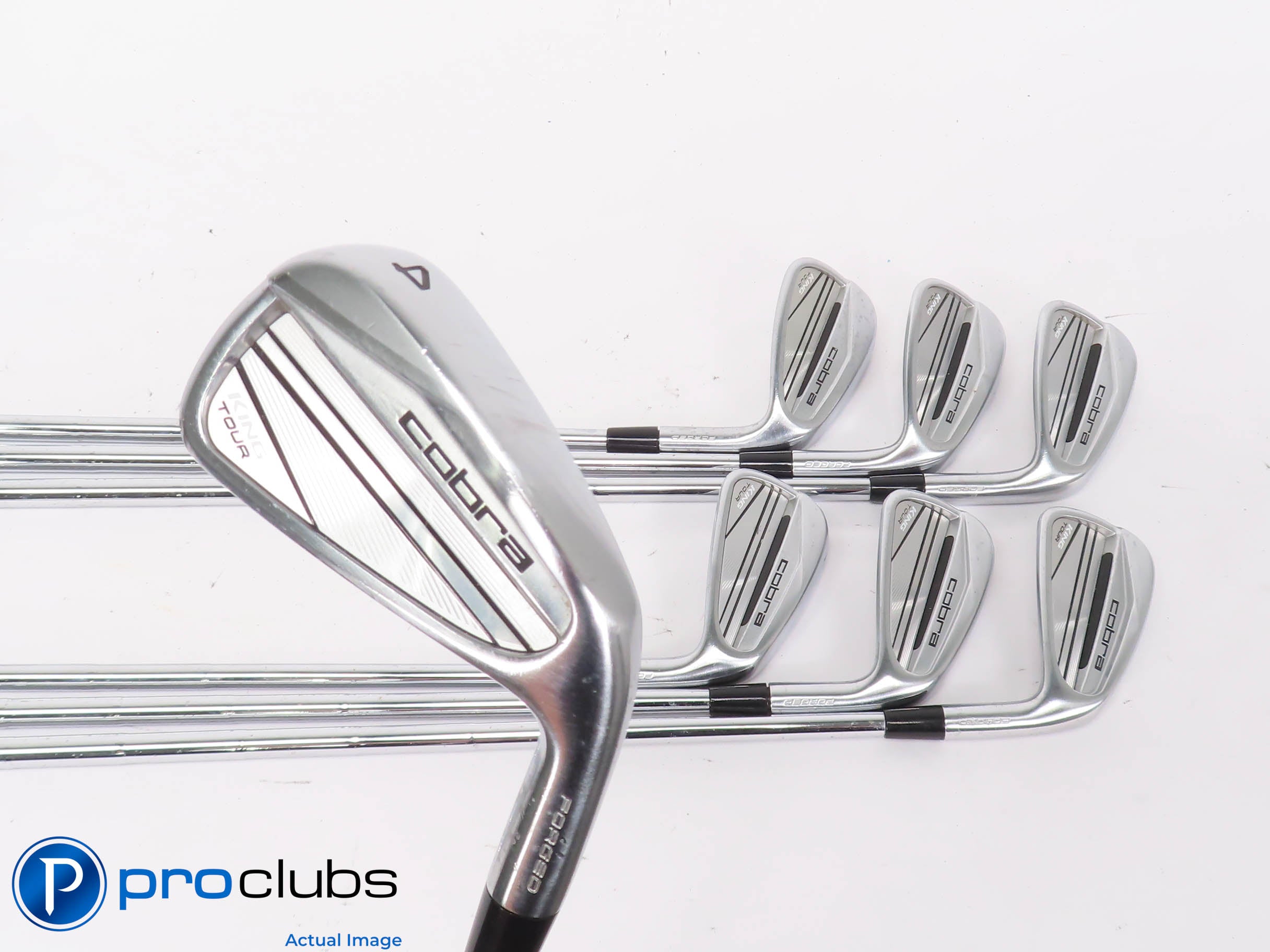Nice Cobra '23 KING TOUR 4-PW IRON SET - DG Tour Issue X100 X-Flex +1/2" 443228