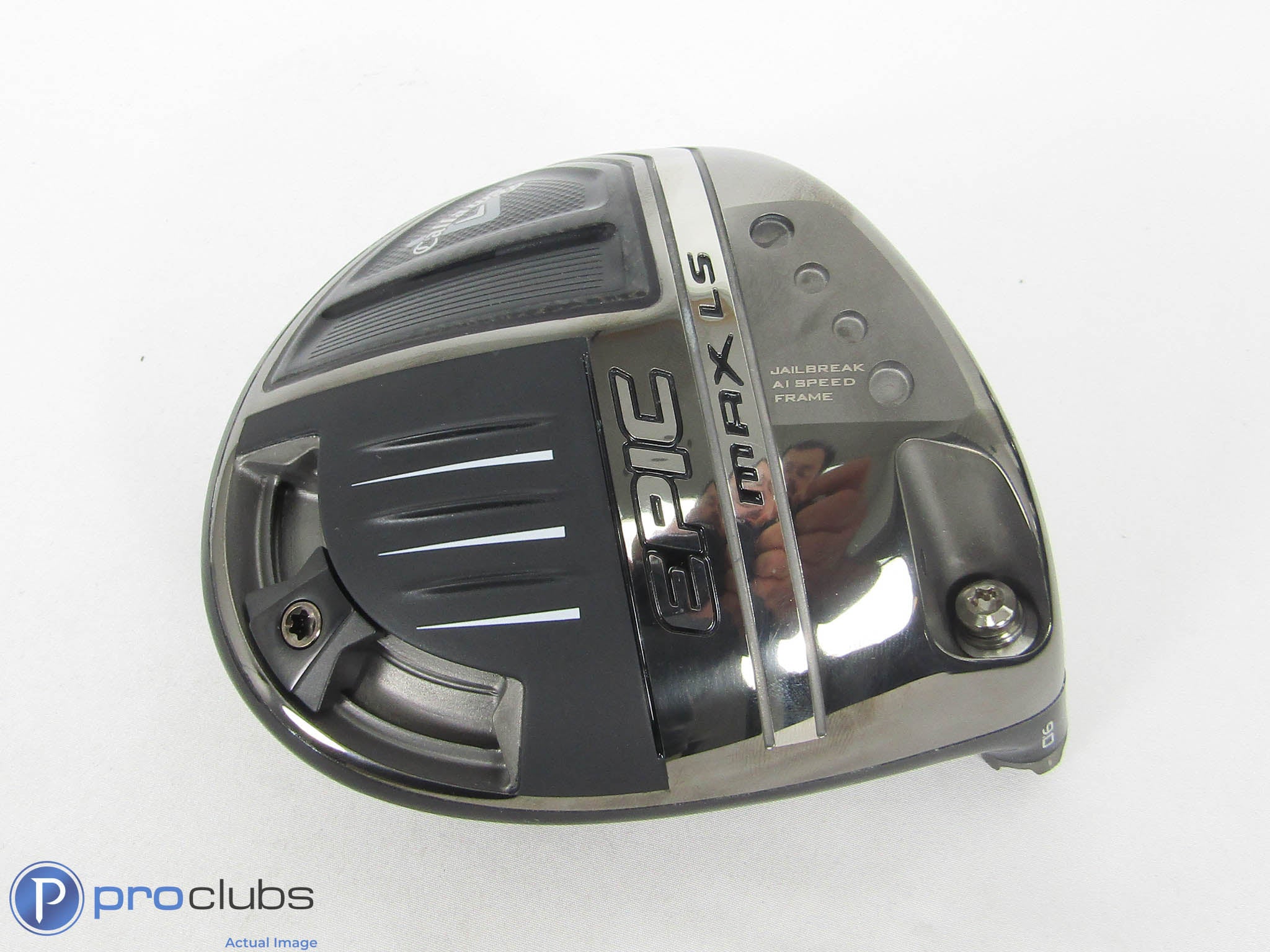 Mint! Callaway Custom Black/Silver 2021 Epic MAX LS 9* Driver-Head Only-445421