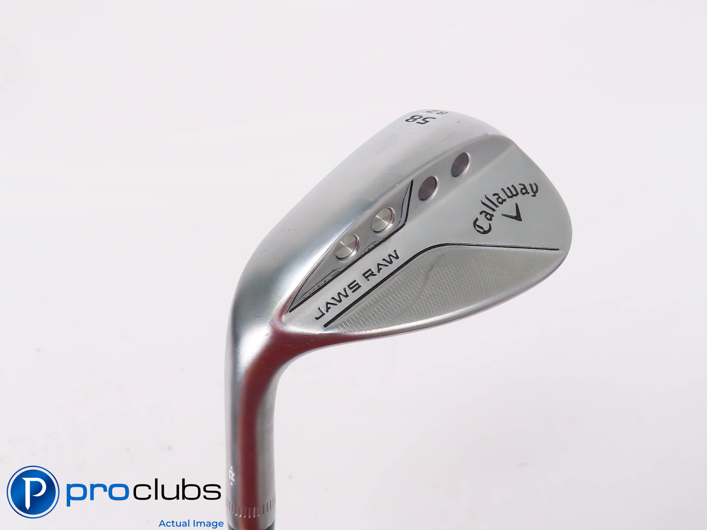 NEW Left Handed Callaway JAWS RAW 58*(8*) WEDGE Z-Grind - DG Wedge Flex 444516