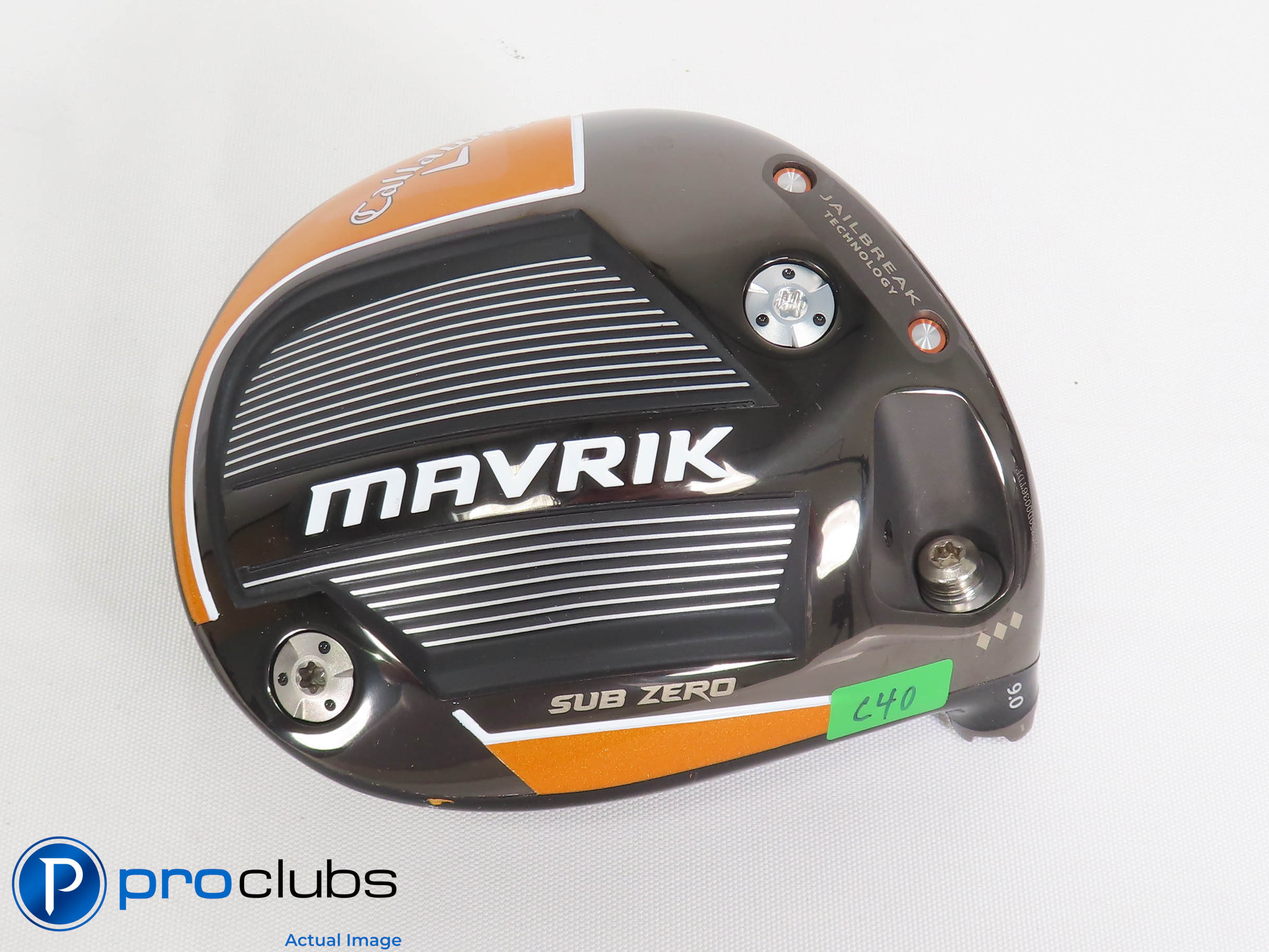 Tour Issue! Callaway Mavrik Sub Zero Triple Diamond 9* Driver Head Only #445170