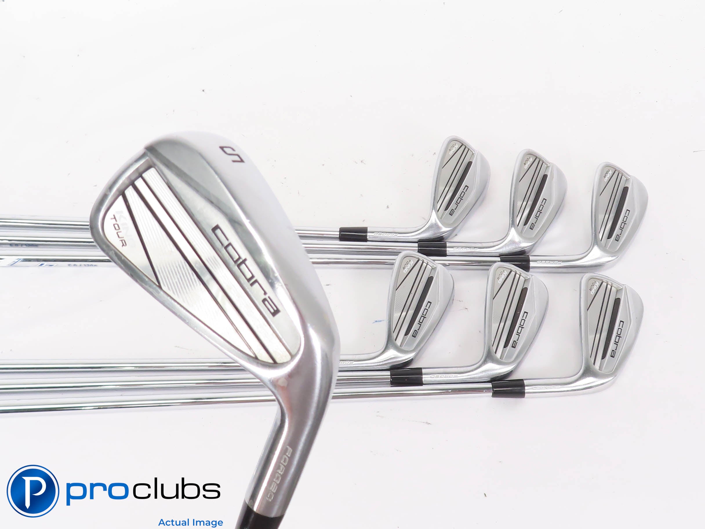 Nice Cobra '23 KING TOUR 5-PW,GW IRON SET - Project X LZ Stiff Flex -1" 443309