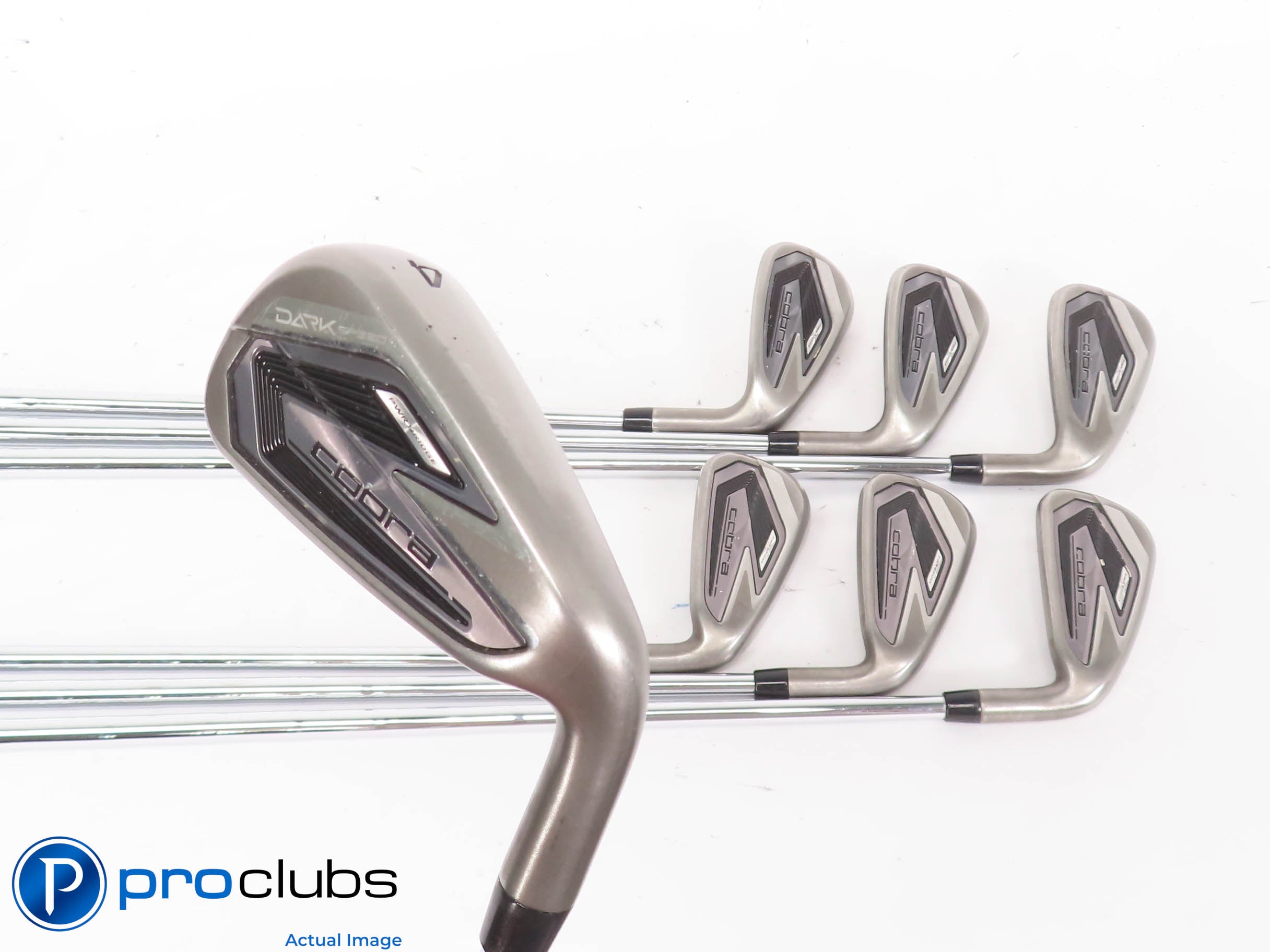 Nice Cobra DARKSPEED 4-PW IRON SET - KBS $Taper 120 Stiff Flex Steel 443115
