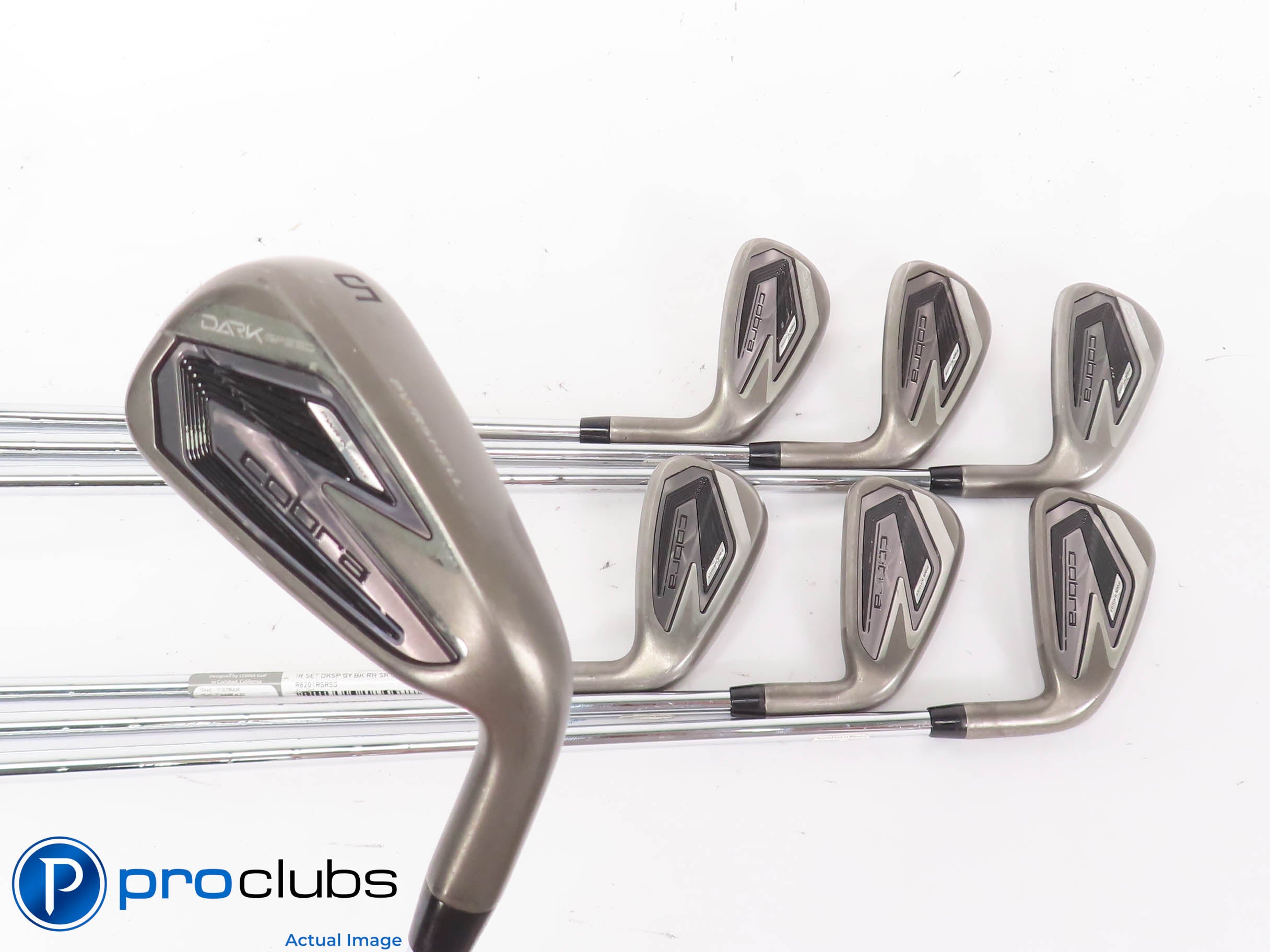Nice Cobra DARKSPEED 5-PW,GW IRON SET - KBS Tour Lite Regular Flex -1/2" 443328
