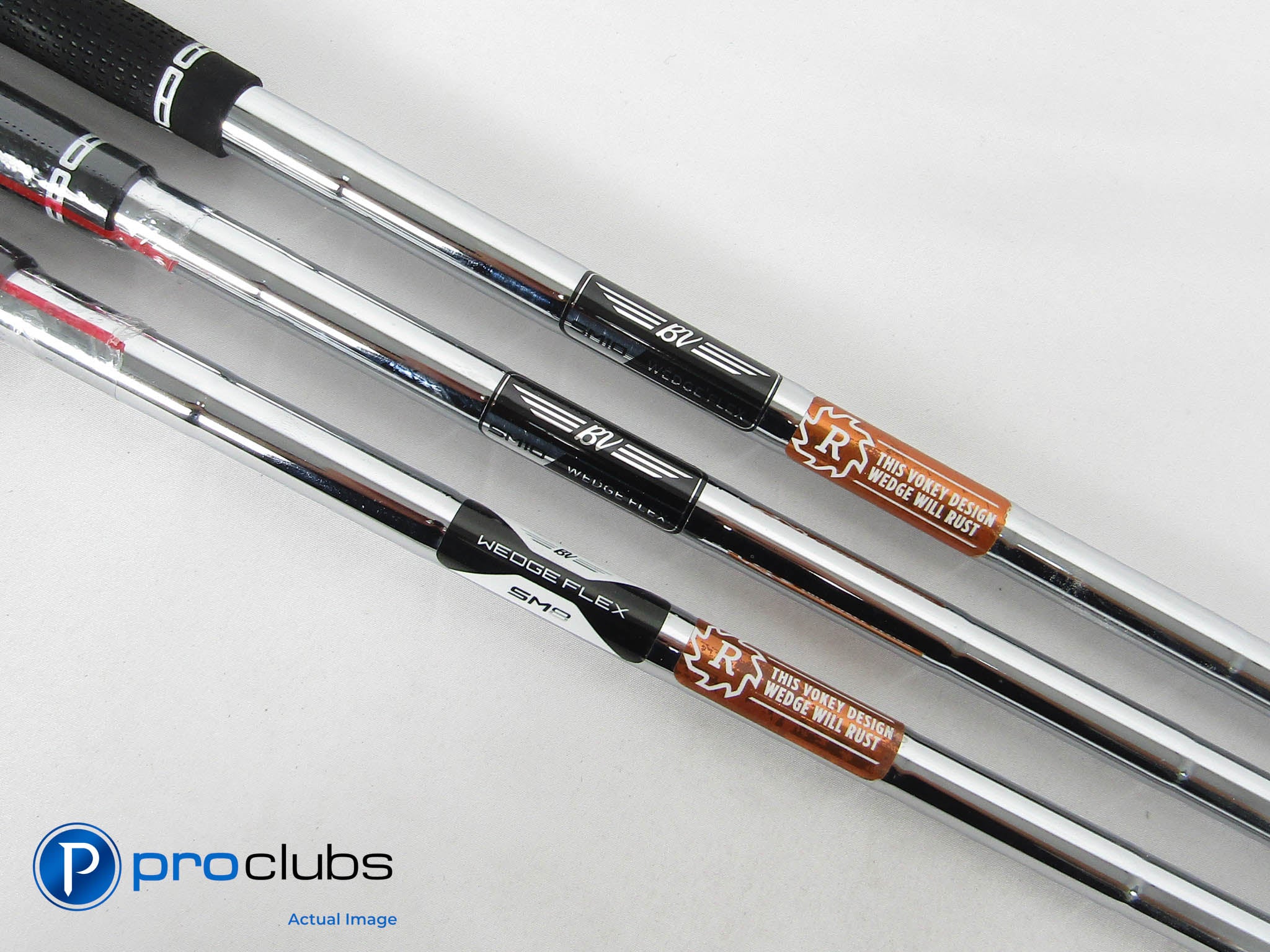 3pc DEMO TITLEIST VOKEY SM10 Steel Wedge Shaft Set .355" Taper Tip #444724