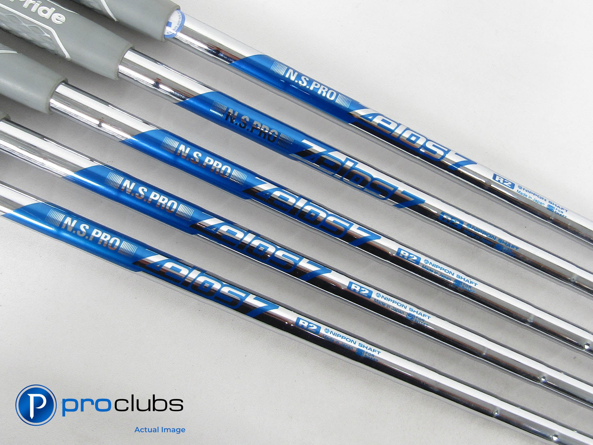 5pc N.S. Pro Nippon ZELOS 7 R2 Senior Flex Iron Shaft Set .355" Tip #444065