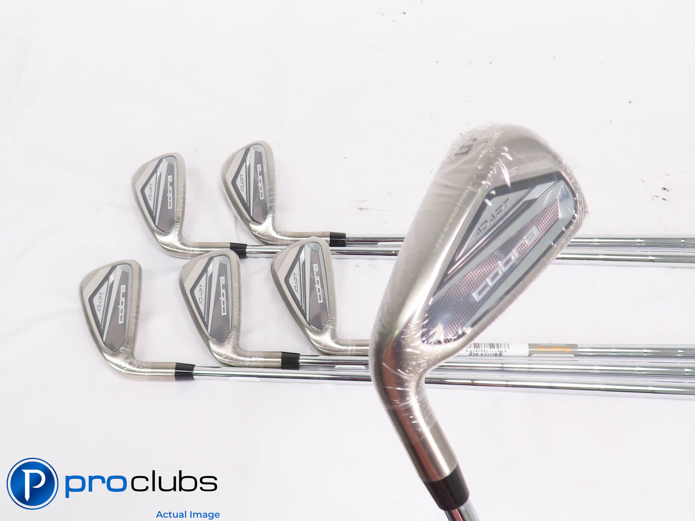 NEW Left Handed Cobra DS-ADAPT 5-PW IRON SET - KBS Stiff Flex Steel 440969