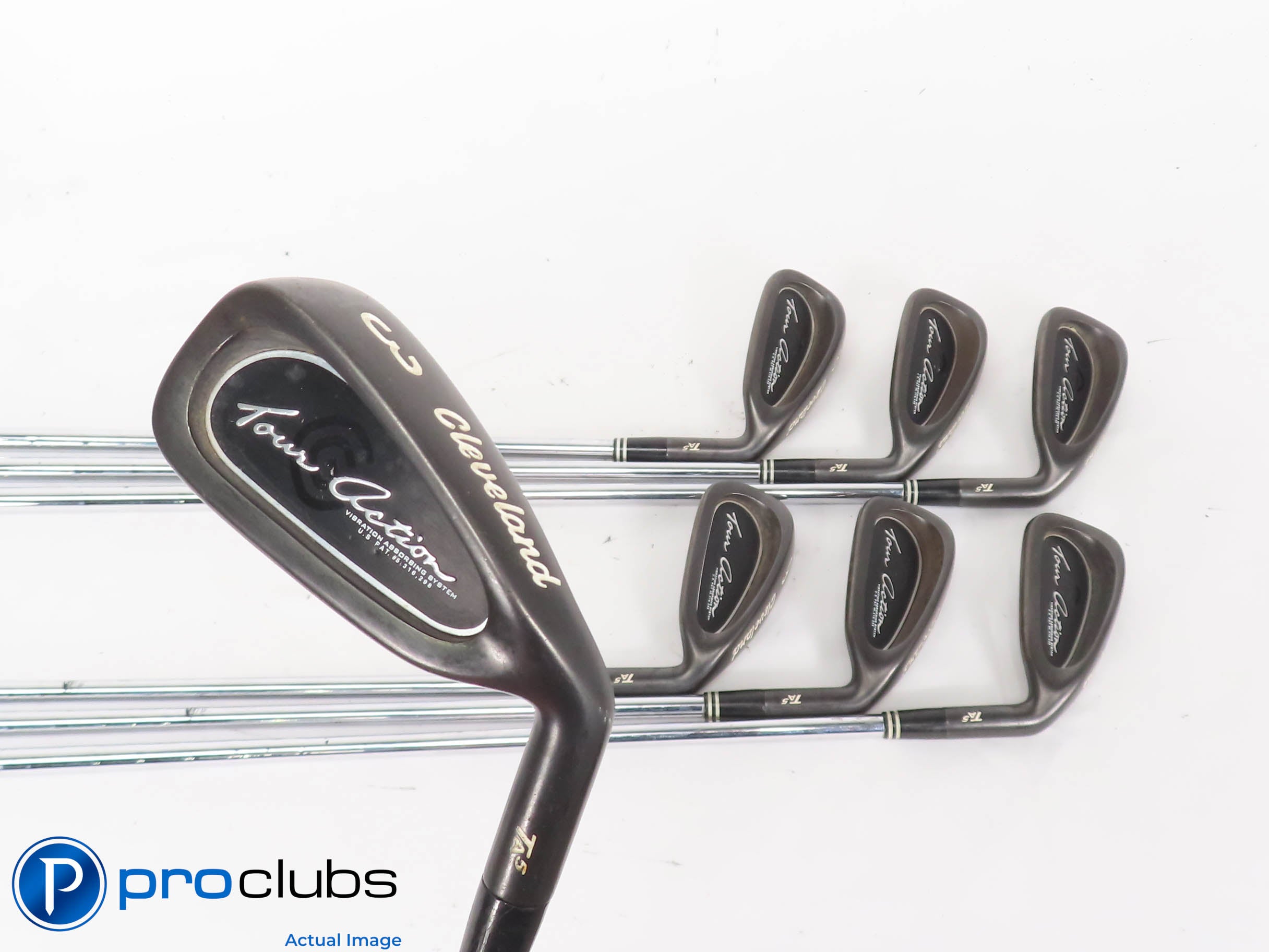 Nice Cleveland TA5 Black 3-9 IRON SET - Regular Flex Steel 445727