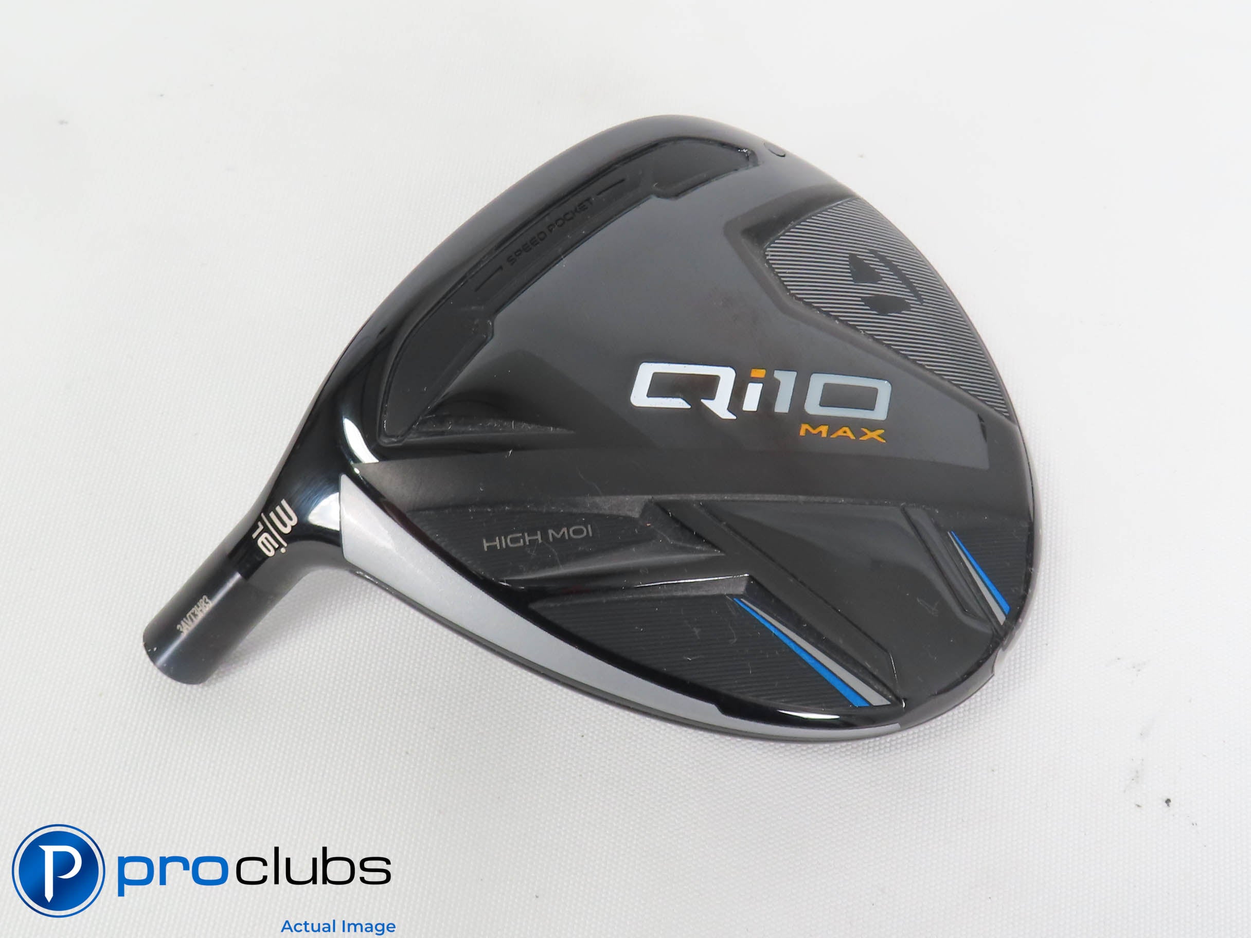 Excellent! Left Handed TaylorMade Qi10 MAX 16* 3 Wood - Head Only - L/H - 445426