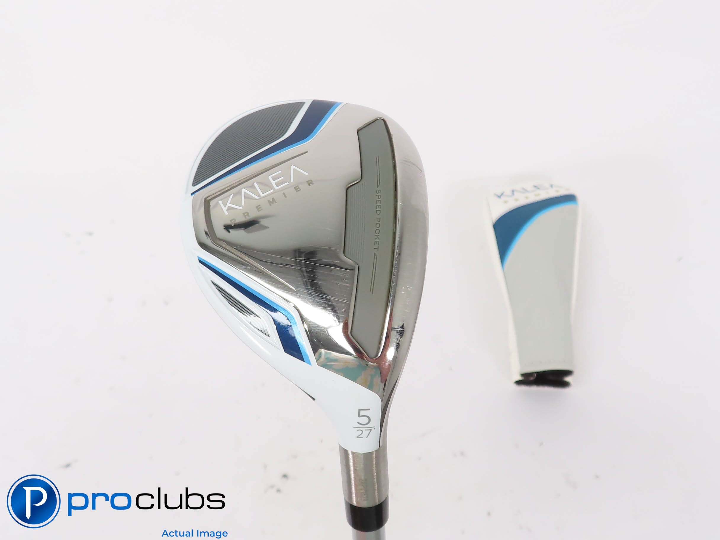 Nice Ladies TaylorMade KALEA Premier 27* 5 HYBRID w/HC -TM 40 Ladies Flex 445281