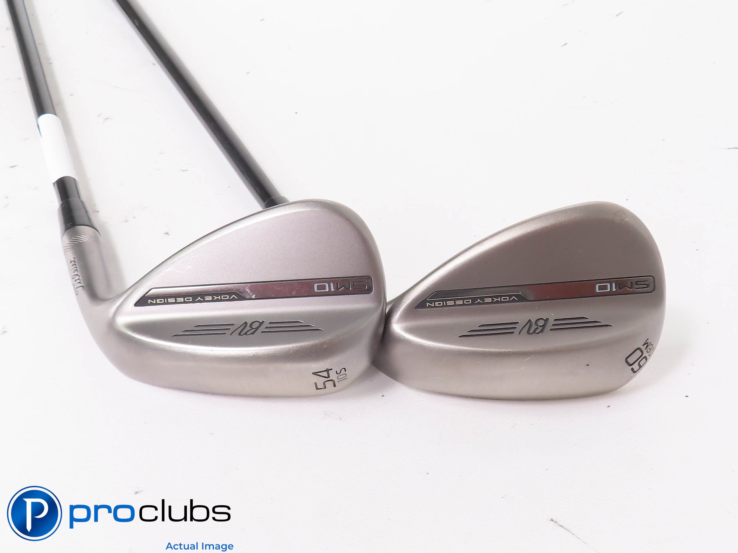 Nice Titleist Vokey SM10 Nickel 54*,60* WEDGE SET - Regular Flex Graphite 445535