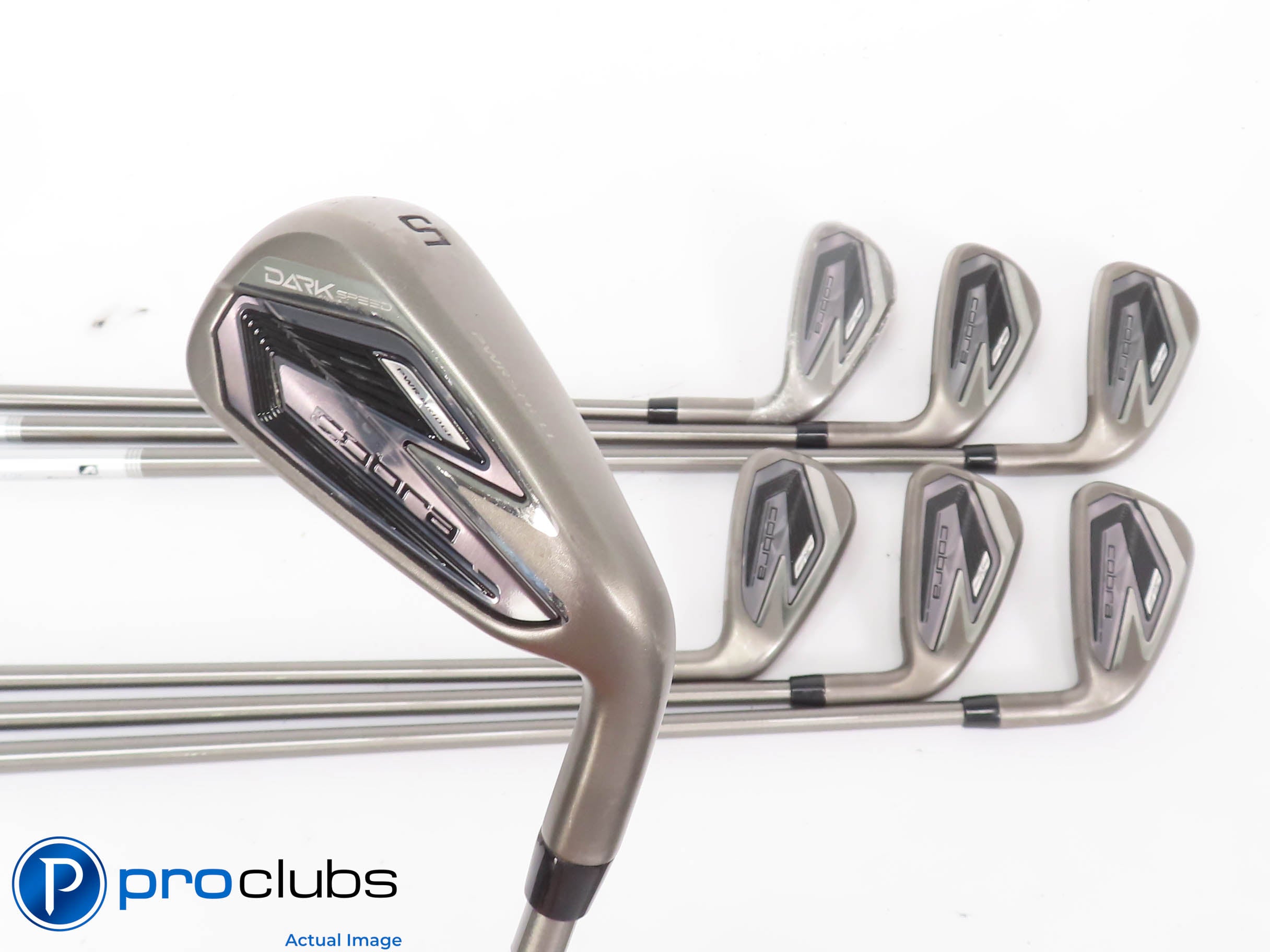Nice Cobra DARKSPEED 5-PW,GW IRON SET - Steelfiber Stiff Flex Graph -1/2" 443117