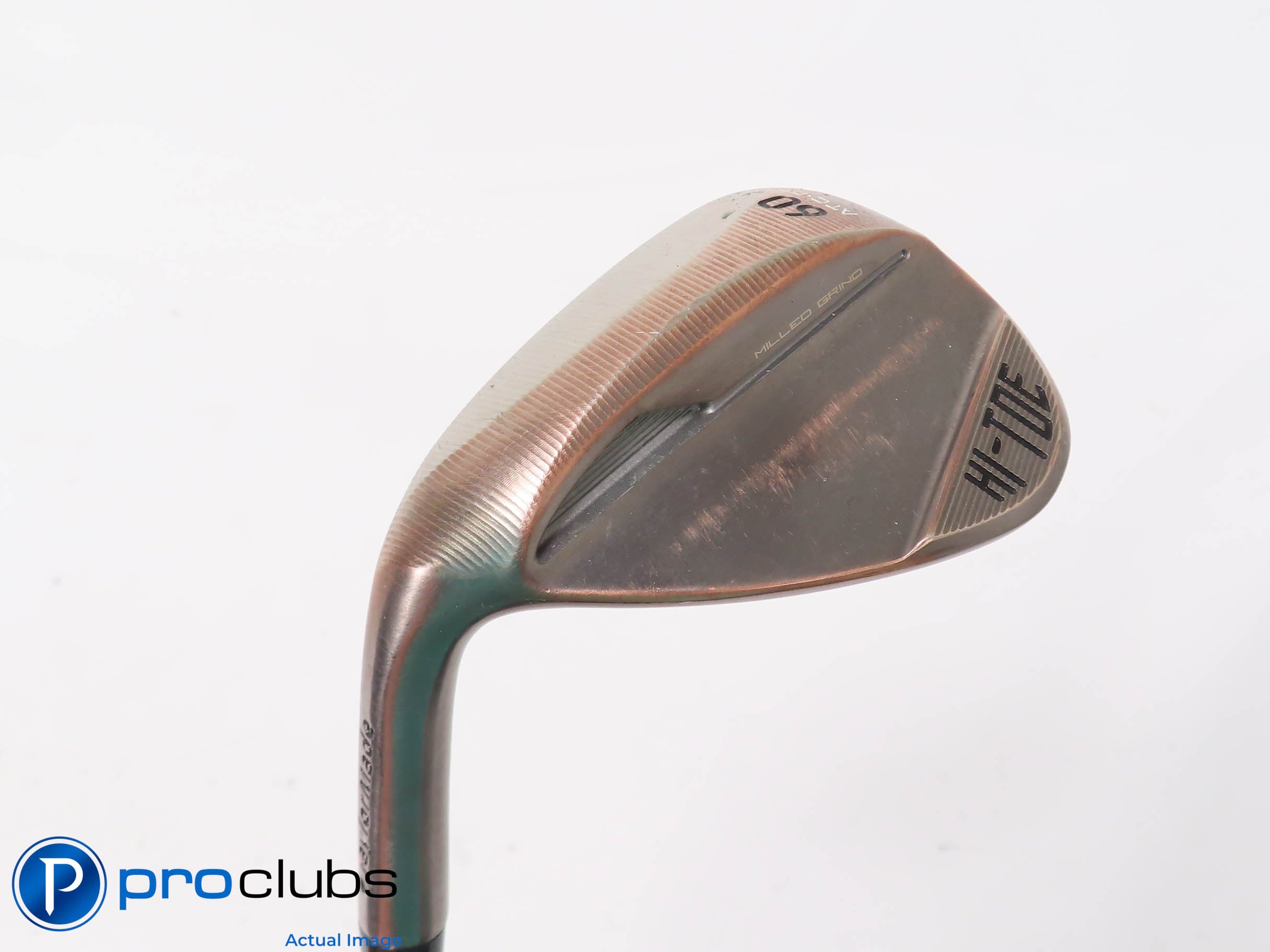 Left Handed TaylorMade Hi-Toe4 ATC-Grind 60*(8*) Wedge - DG Black Stiff - 445842