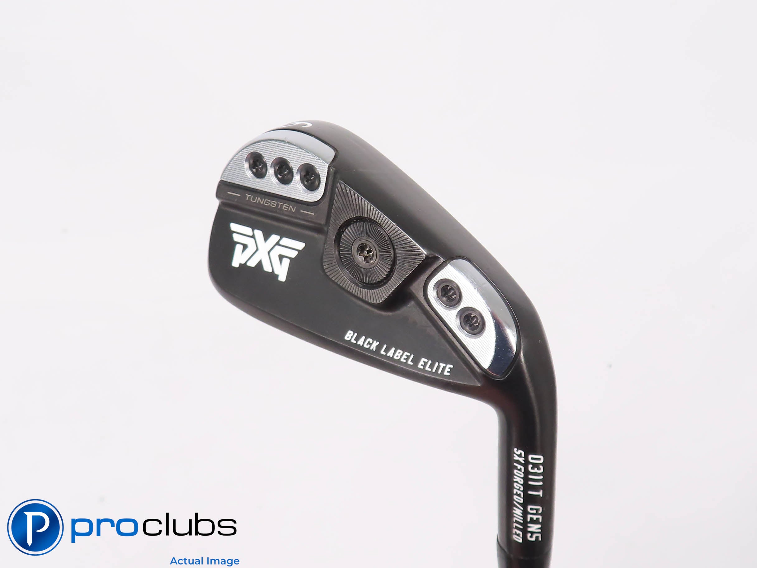 Excellent! Black PXG Gen5 0311 T 6 Iron - Project X LZ 6.0 120g Stiff - 446675