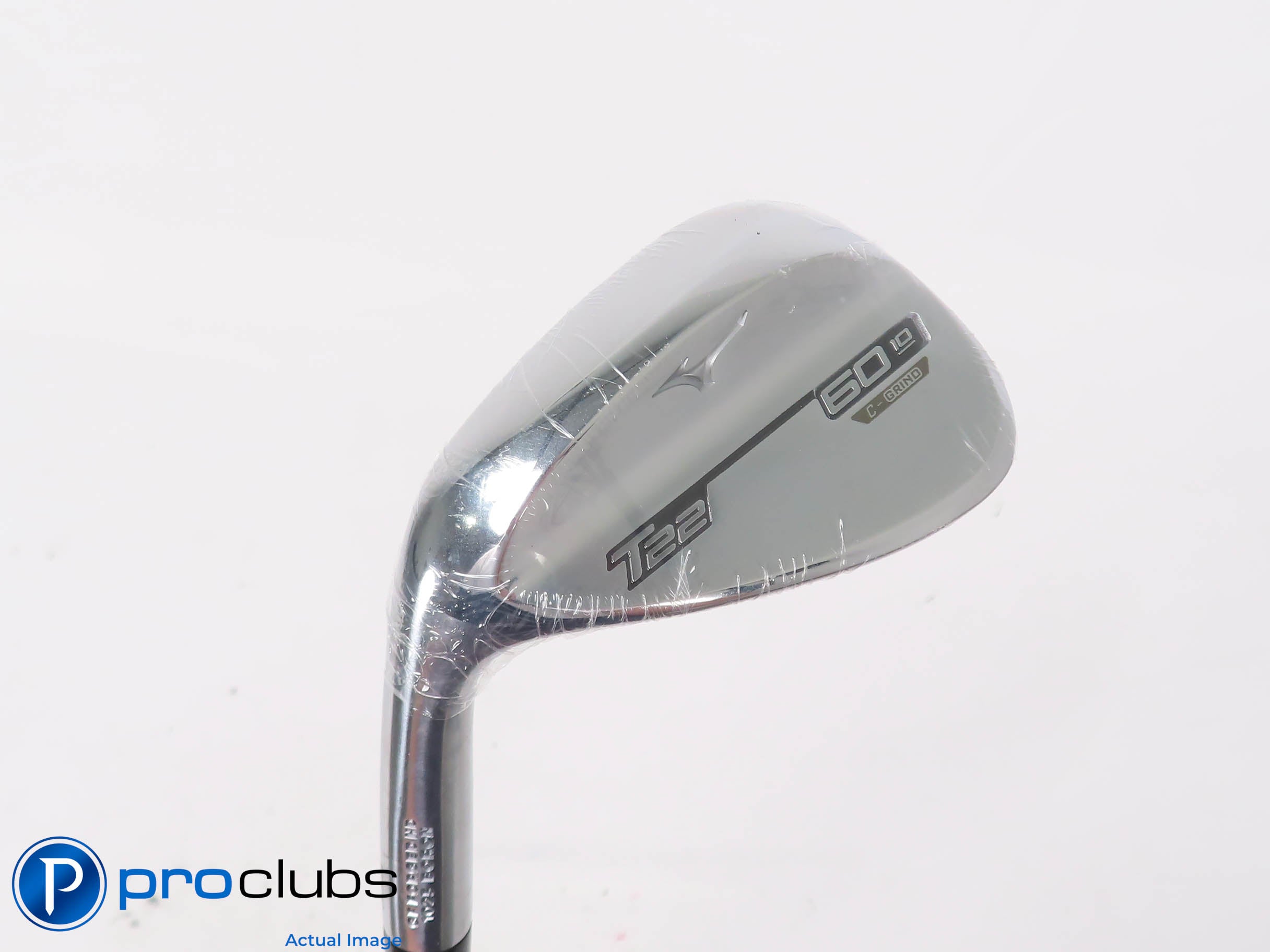 New! Left Handed Mizuno T22 Chrome C-Grind 60*(10*) Wedge -Elevate X-Flex 447607