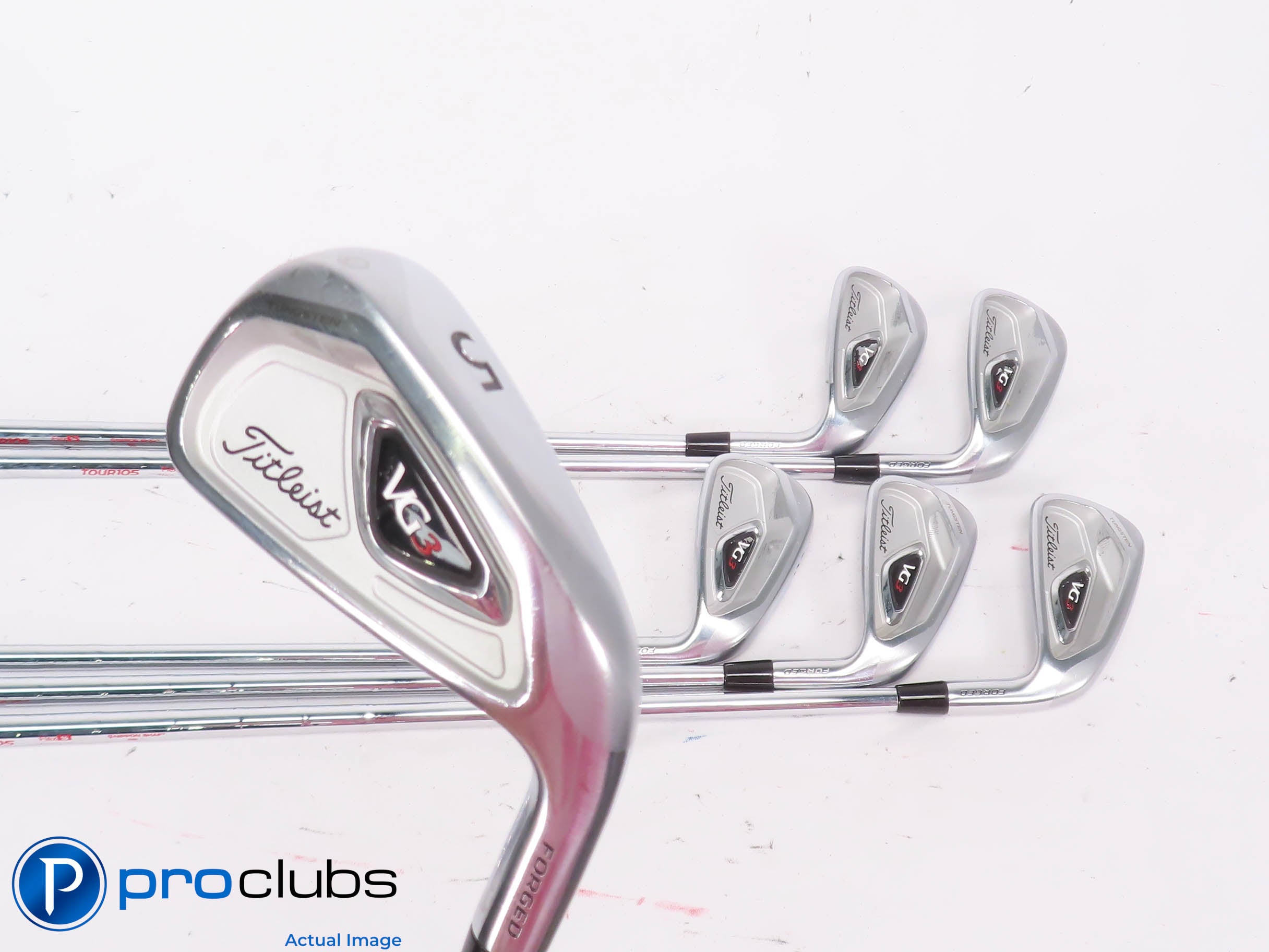 Nice Titleist VG3 Forged JAPAN 5-PW IRON SET - Modus 105 Stiff Flex Steel 446331