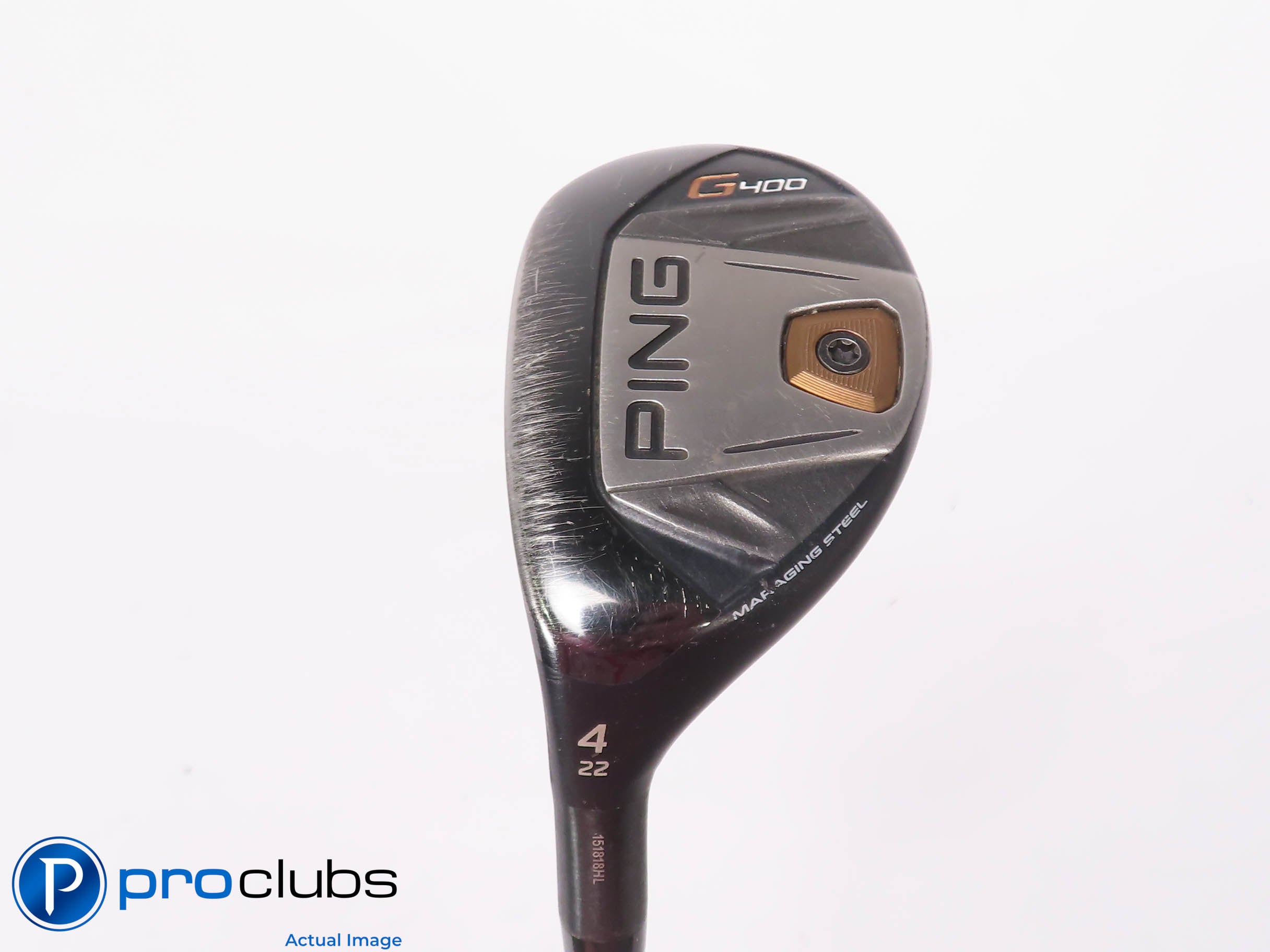 Left Handed PING G400 22* 4 Hybrid - PING Alta CB 70g Senior Flex - 447536