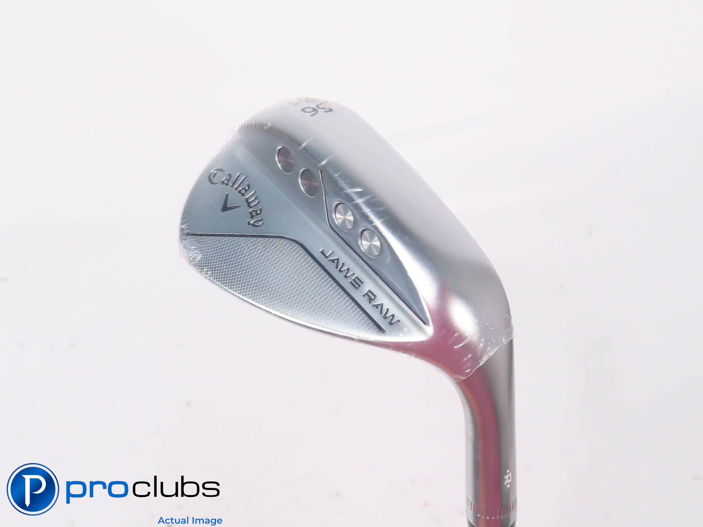 New! Callaway Jaws Raw S-Grind 56*(10*) Wedge - TT Elevate X-Flex - 447628