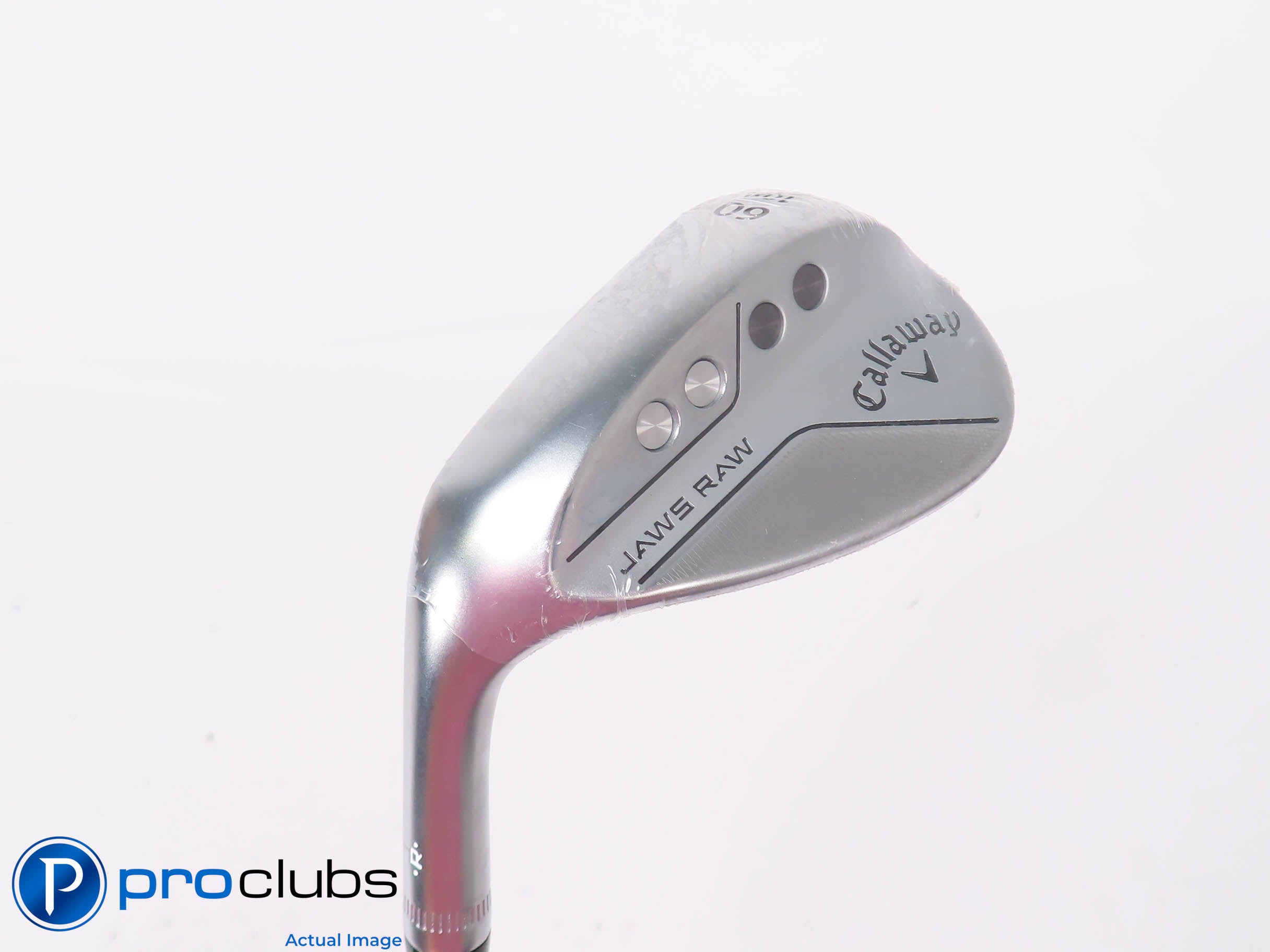 New! Left Handed Callaway Jaws Raw S-Grind 60*(10*) Wedge - X-Flex - 447635