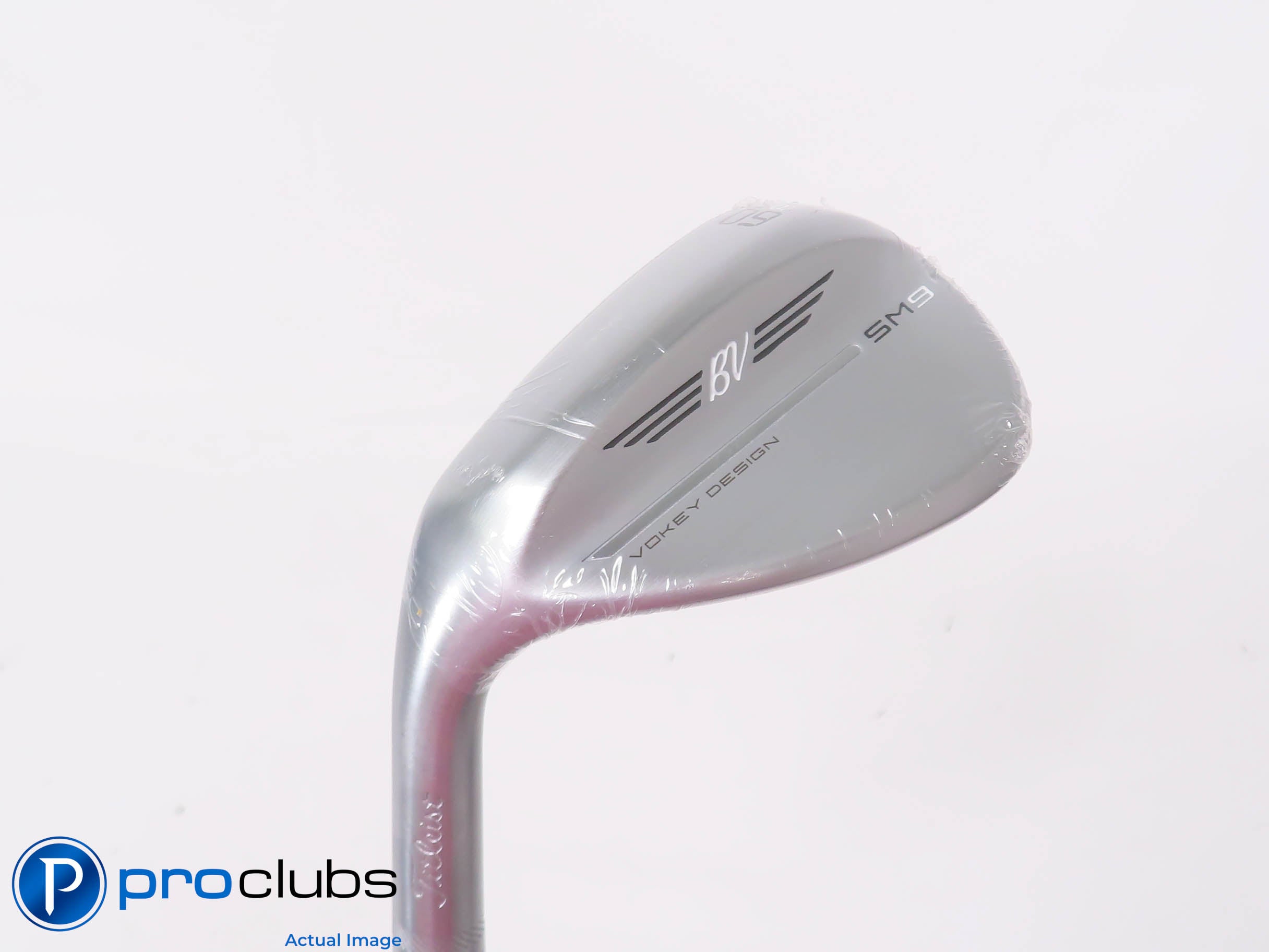 New! Left Handed Titleist Vokey SM9 Chrome S-Grind 60*(10*) Wedge -X-Flex 447671