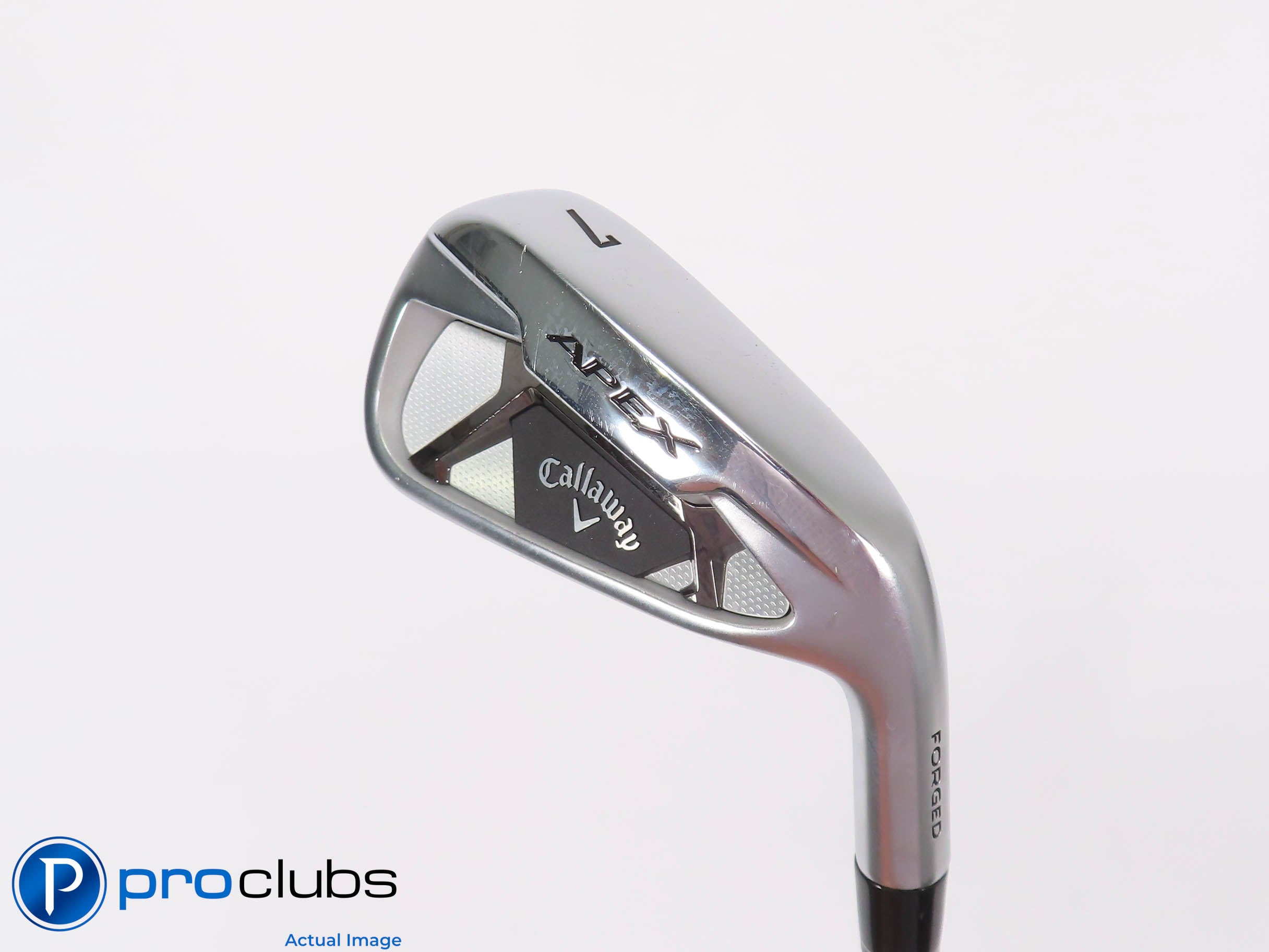 Nice! Callaway 21' Apex Forged 7 Iron - Recoil Dart 75g F3 Regular Flex #447964