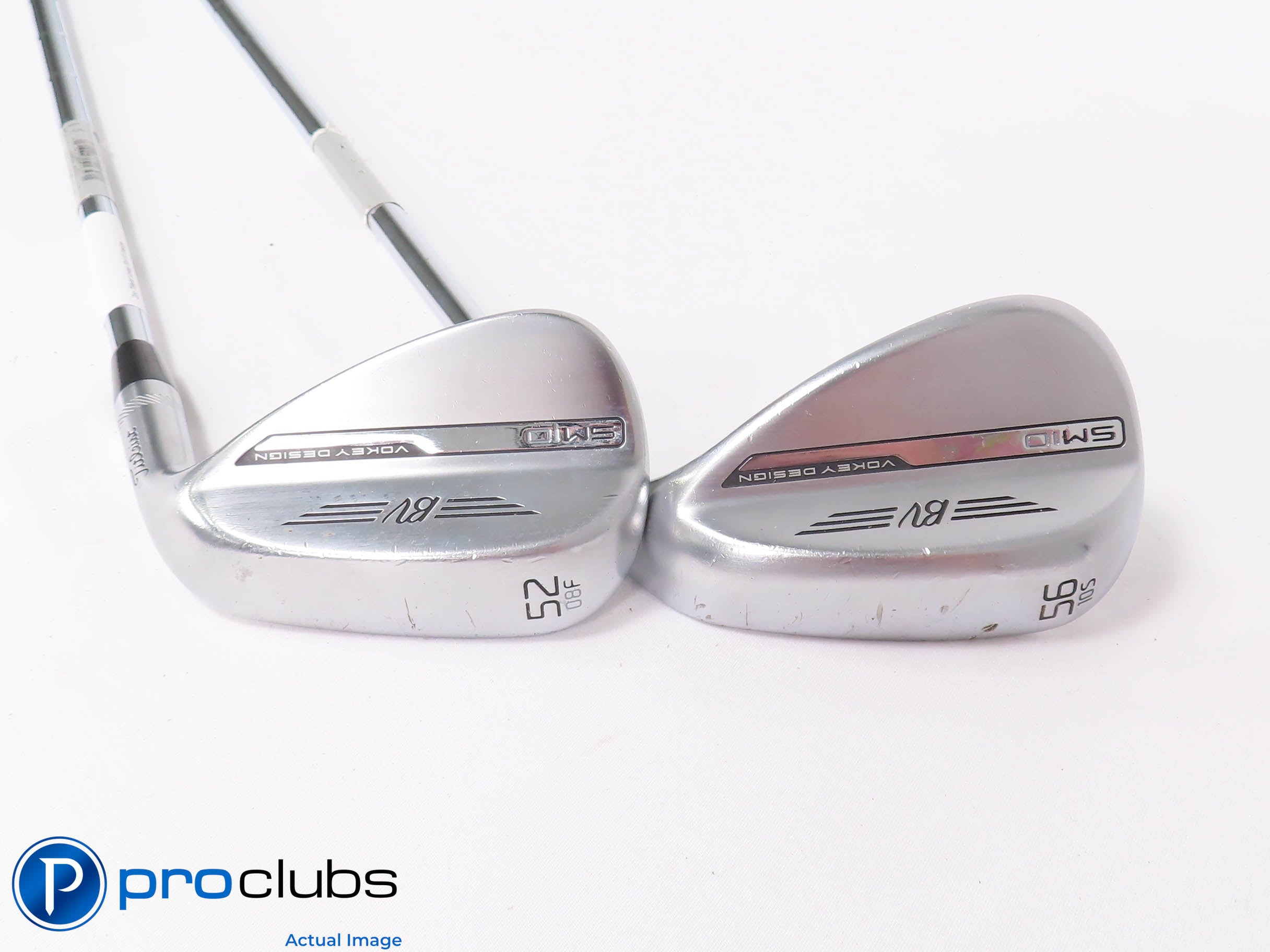 Titleist Vokey SM10 Chrome 52*,56* WEDGE SET - Vokey Wedge Flex 447955