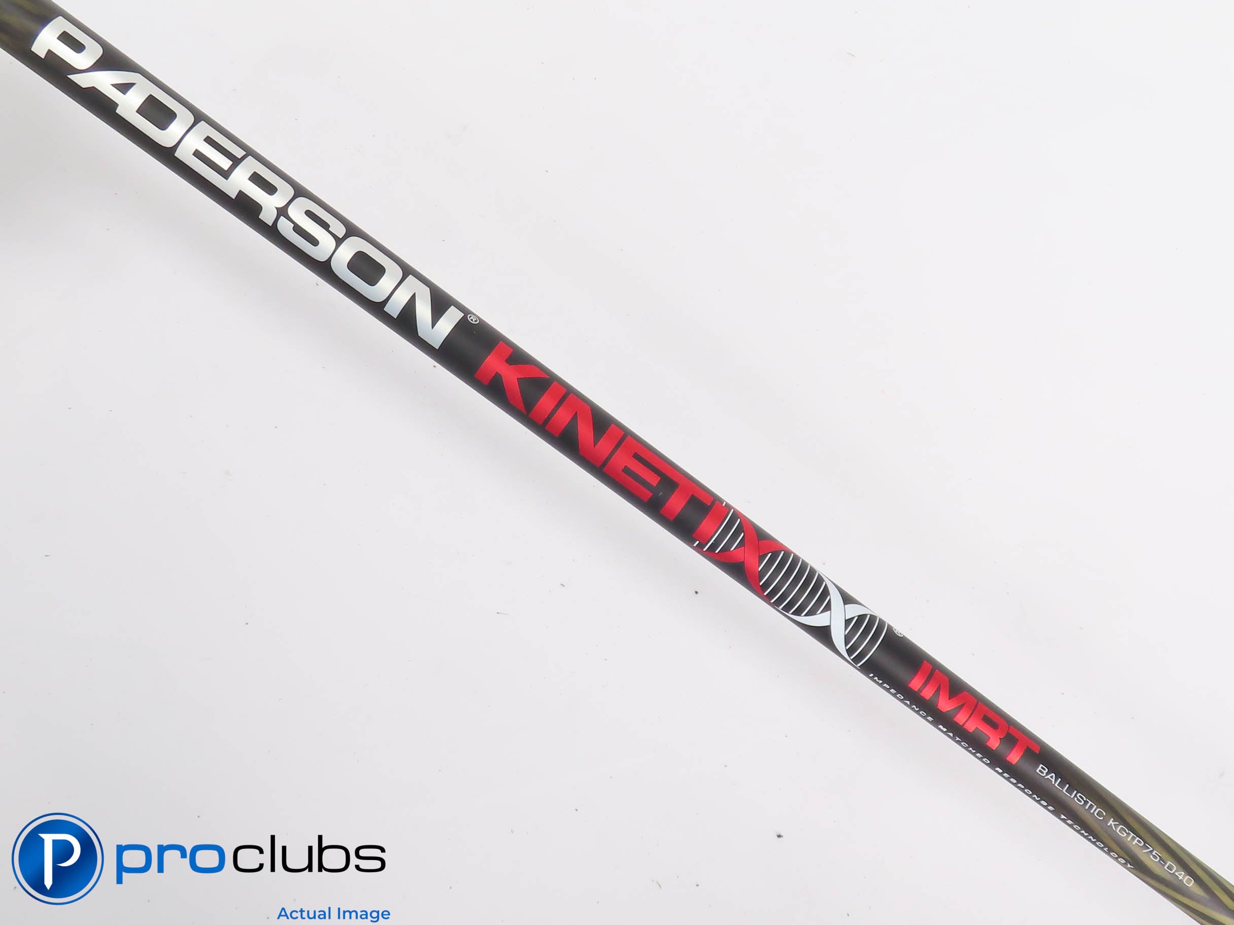 PADERSON KINETIXX IMRT BALLISTIC KGTP75-D40 X-FLEX DRIVER SHAFT Callaway Tip