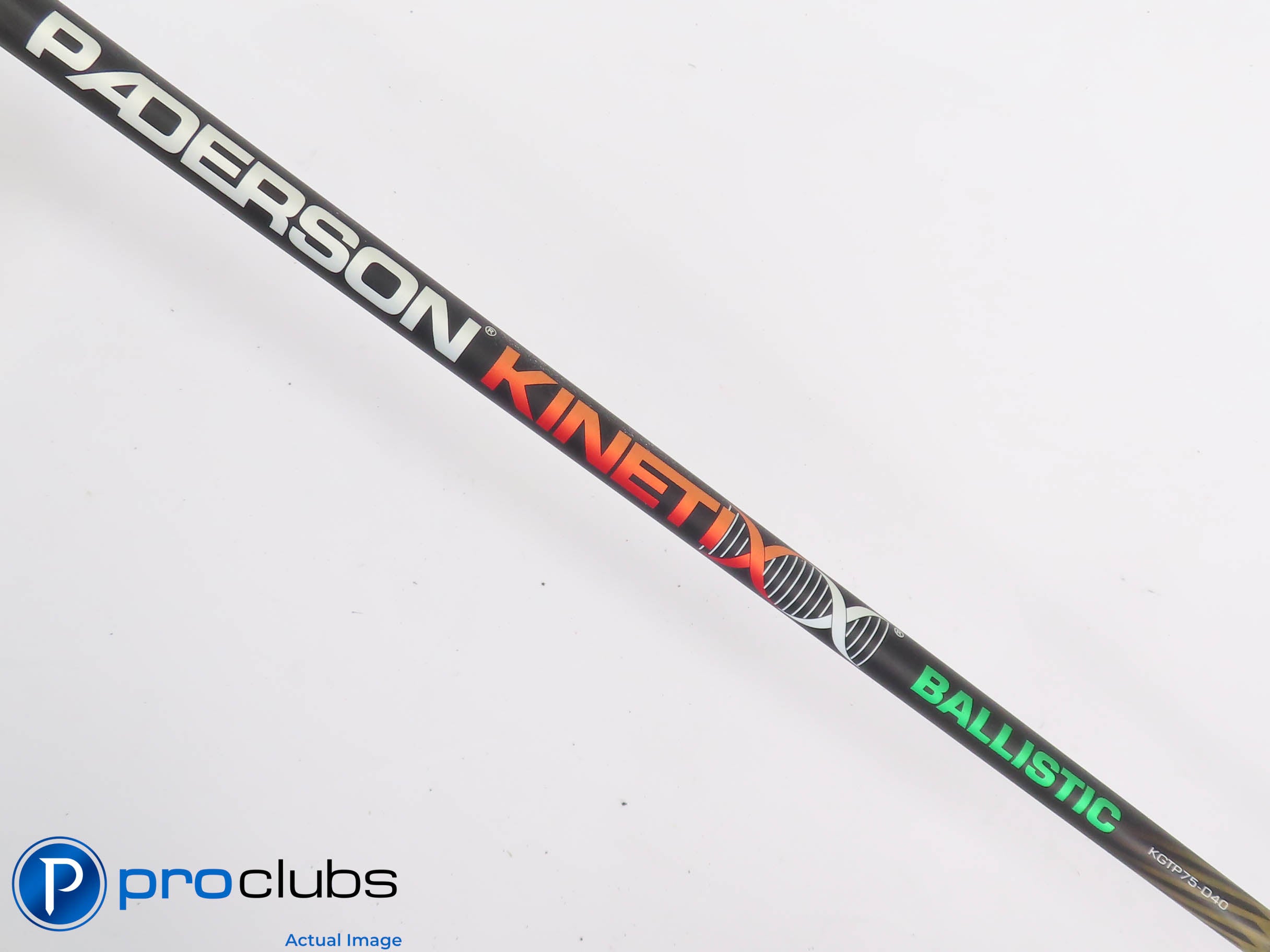 PADERSON KINETIXX BALLISTIC KGTP75-D40 X-Flex DRIVER SHAFT Ping G430 Tip 441142