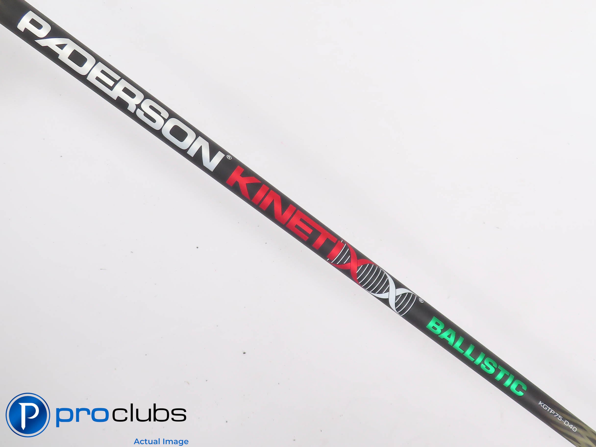 PADERSON KINETIXX BALLISTIC KGTP75-D40 X-Flex DRIVER SHAFT Callaway Tip 441150