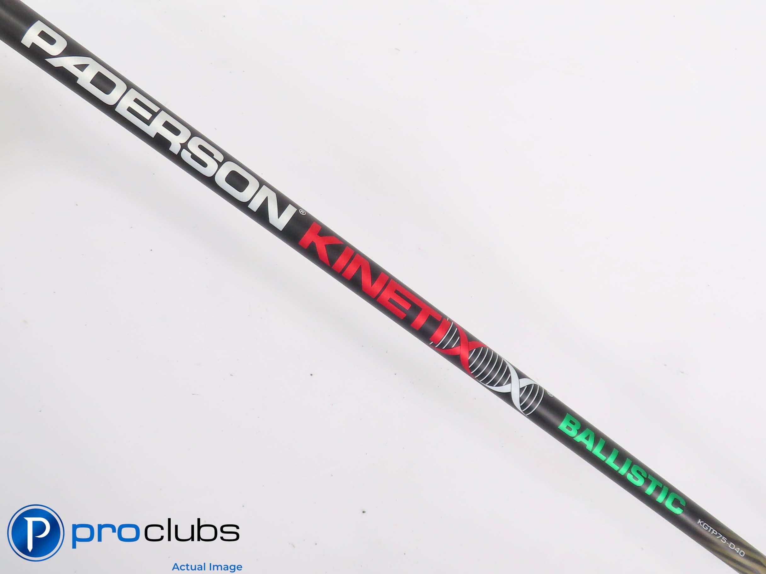 PADERSON KINETIXX BALLISTIC KGTP75-D40 X-Flex DRIVER SHAFT Ping G430 Tip 441147