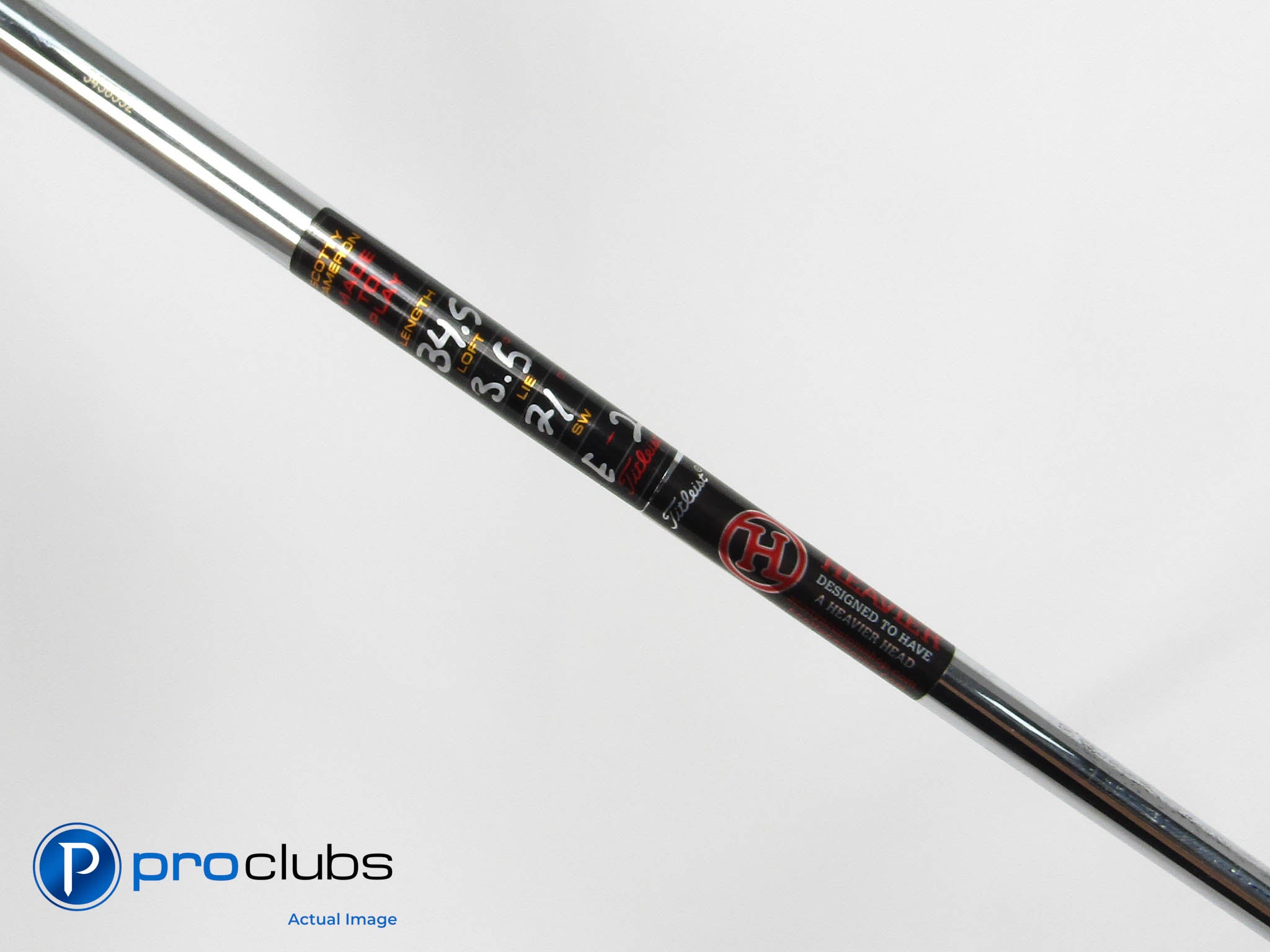 SCOTTY CAMERON Circle H Putter Shaft Pull Out .355" Taper Tip #448230