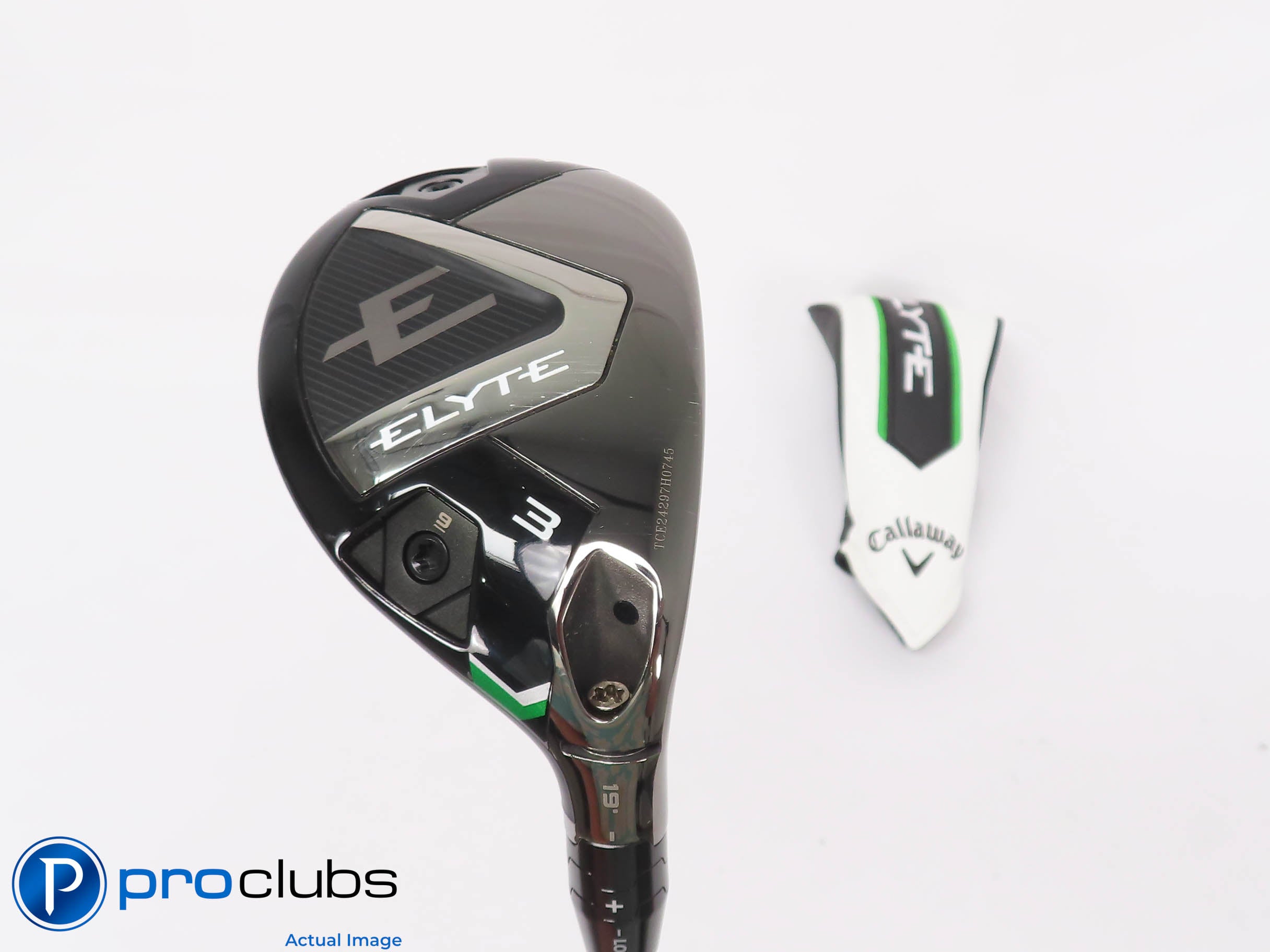 Tour Issue! Callaway ELYTE 19* 3 Hybrid w/ HC - KBS PGI 70g Regular Flex #447932