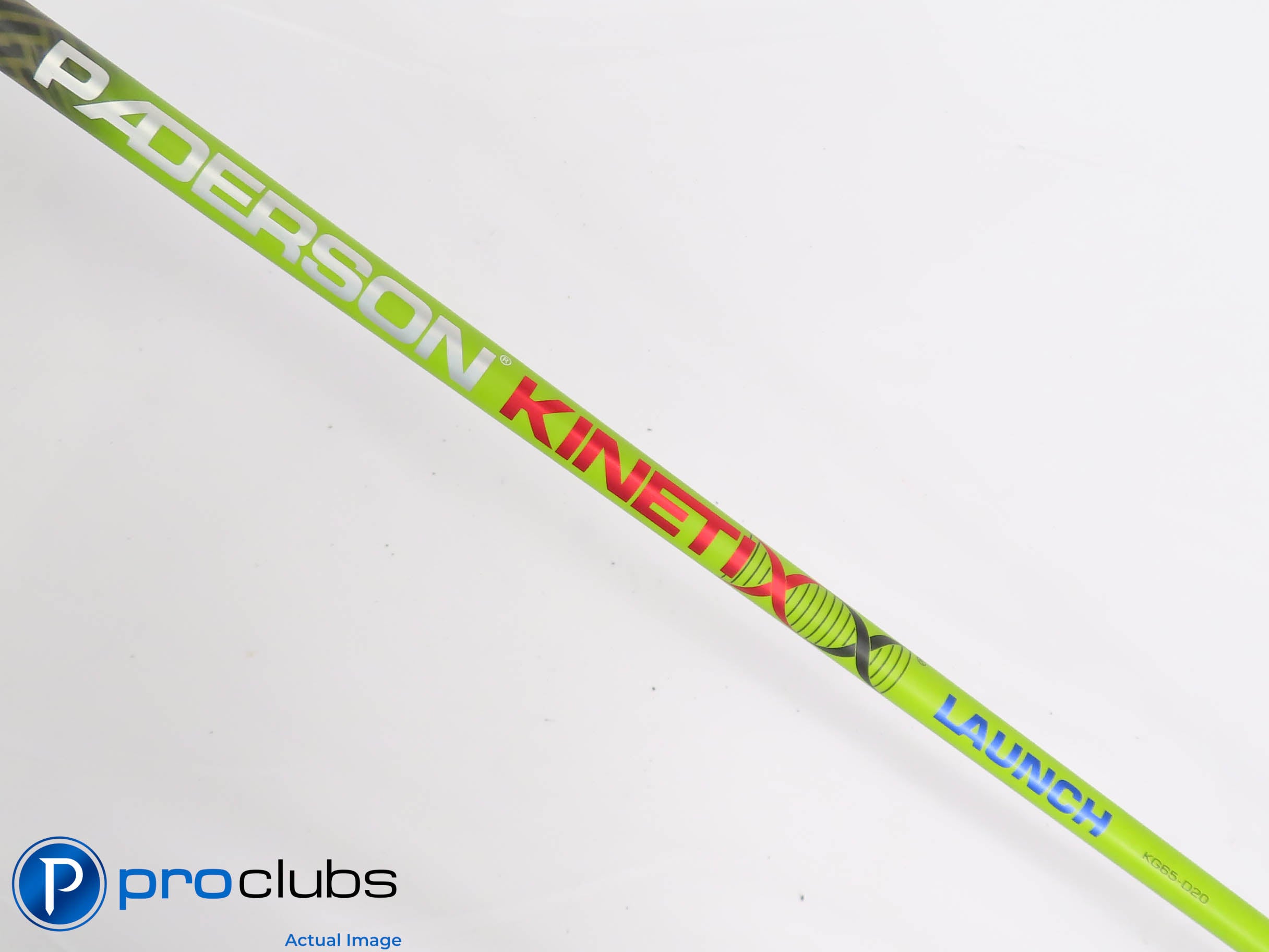 PADERSON KINETIXX BALLISTIC KG65-D20 Regular DRIVER SHAFT w/TaylorMade #441208