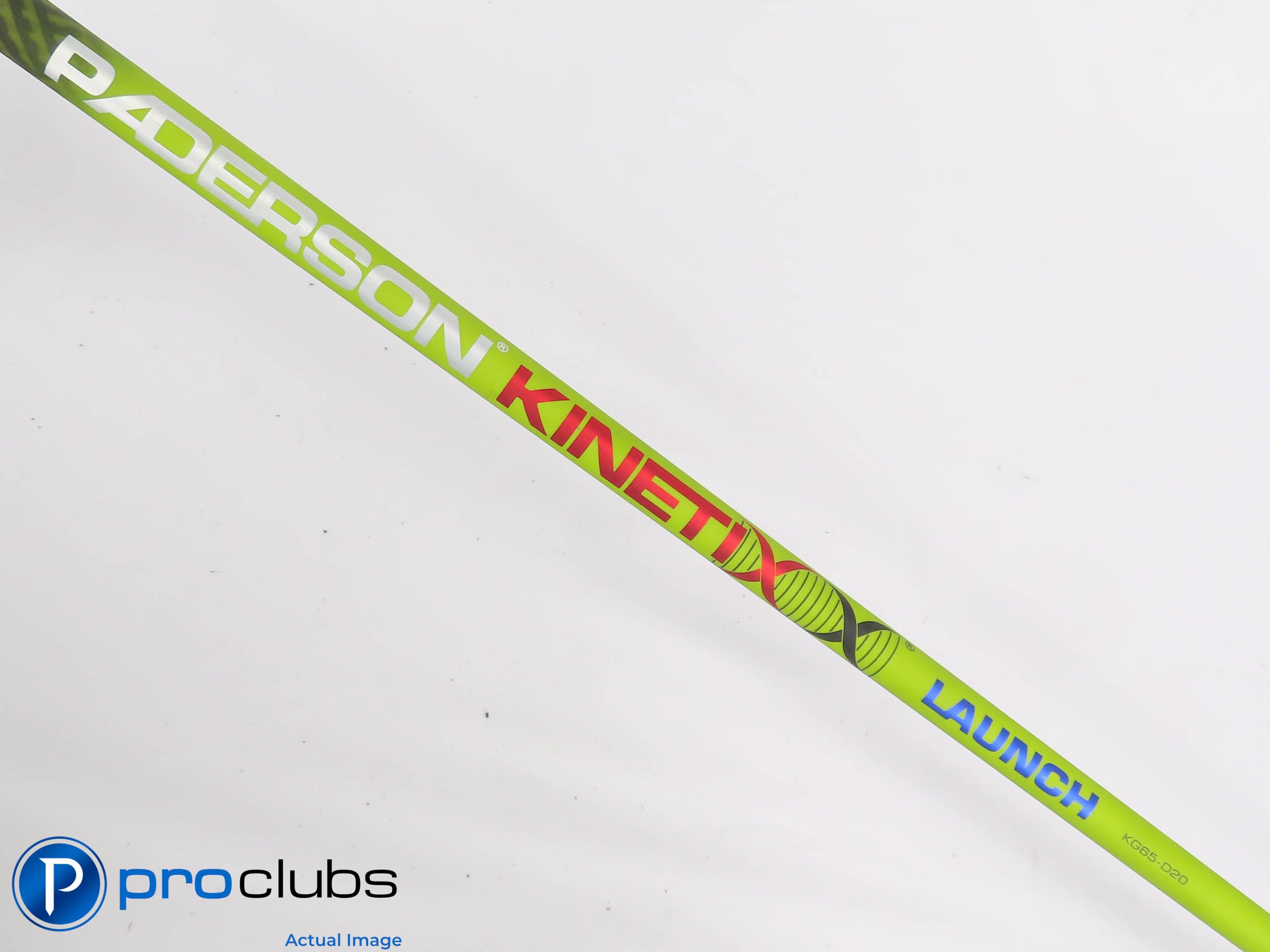 PADERSON KINETIXX BALLISTIC KG65-D20 Regular DRIVER SHAFT w/TaylorMade #441210