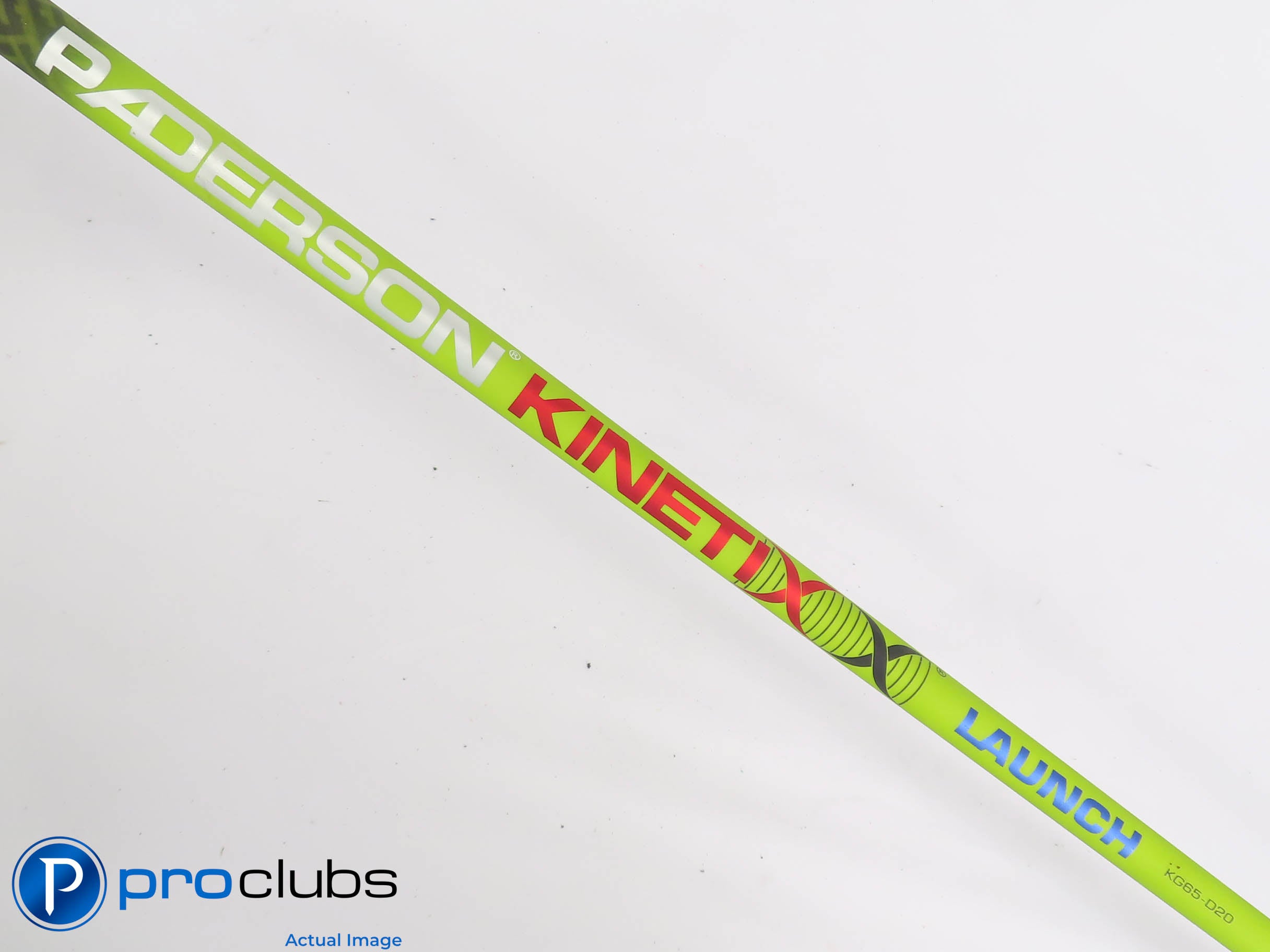PADERSON KINETIXX BALLISTIC KG65-D20 Regular DRIVER SHAFT w/TaylorMade #441205