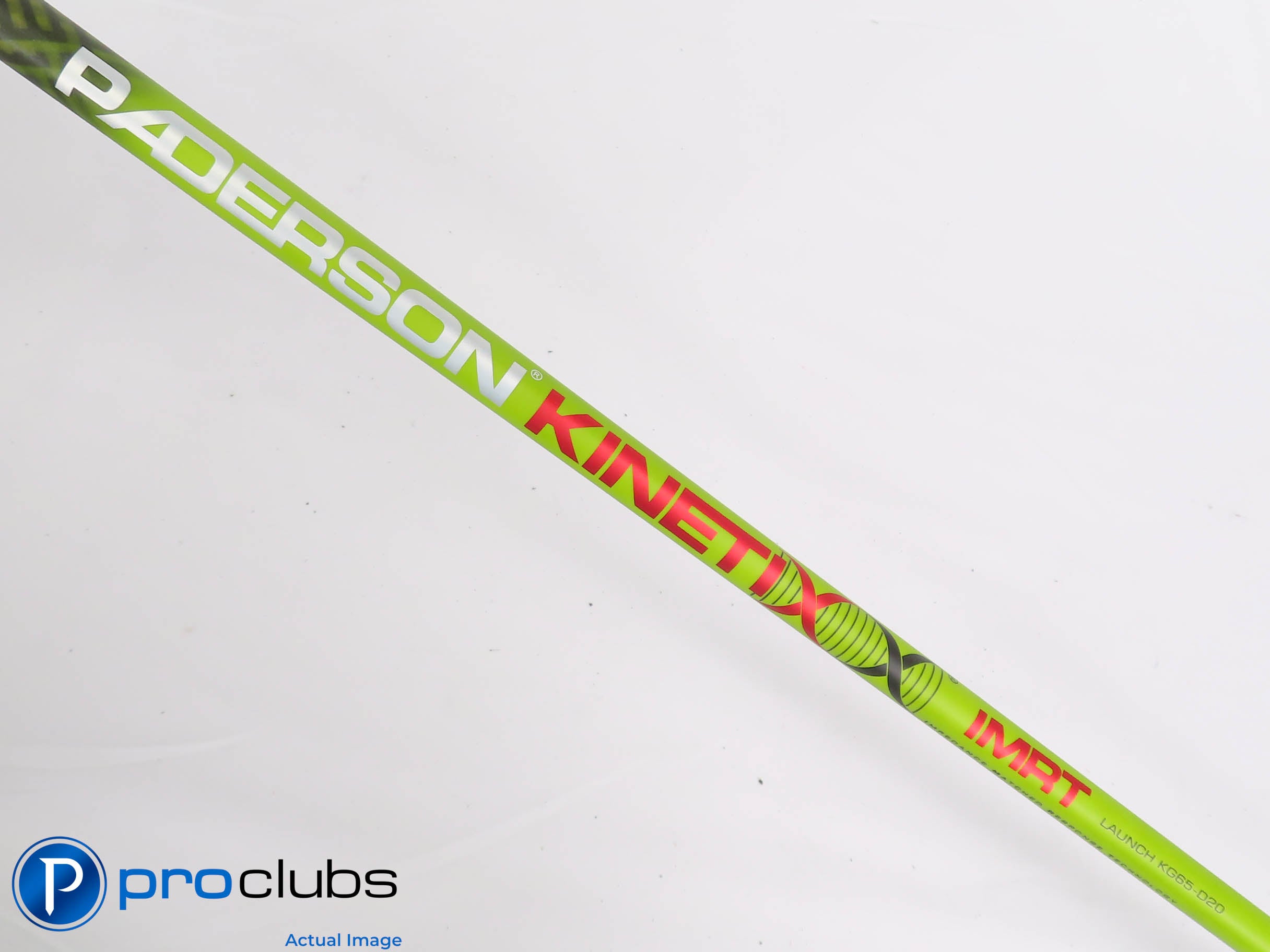 PADERSON KINETIXX BALLISTIC KG65-D20 Regular DRIVER SHAFT w/TaylorMade #441184