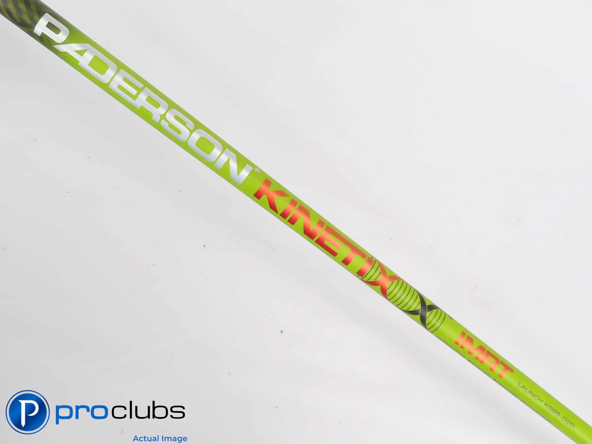 PADERSON KINETIXX BALLISTIC KG65-D20 Regular DRIVER SHAFT w/TaylorMade #441187