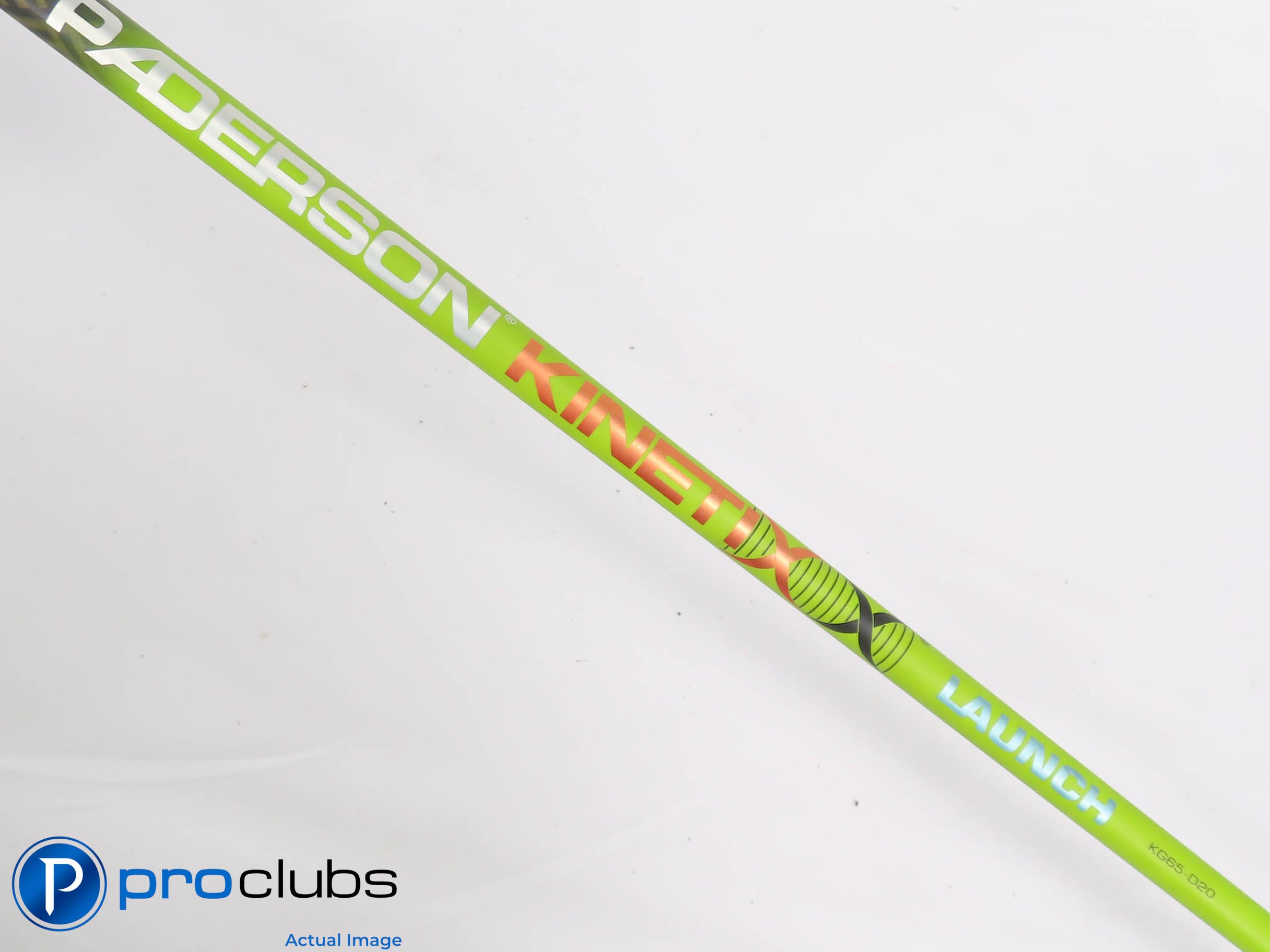 PADERSON KINETIXX BALLISTIC KG65-D20 Regular Flex DRIVER SHAFT w/ PING #441209