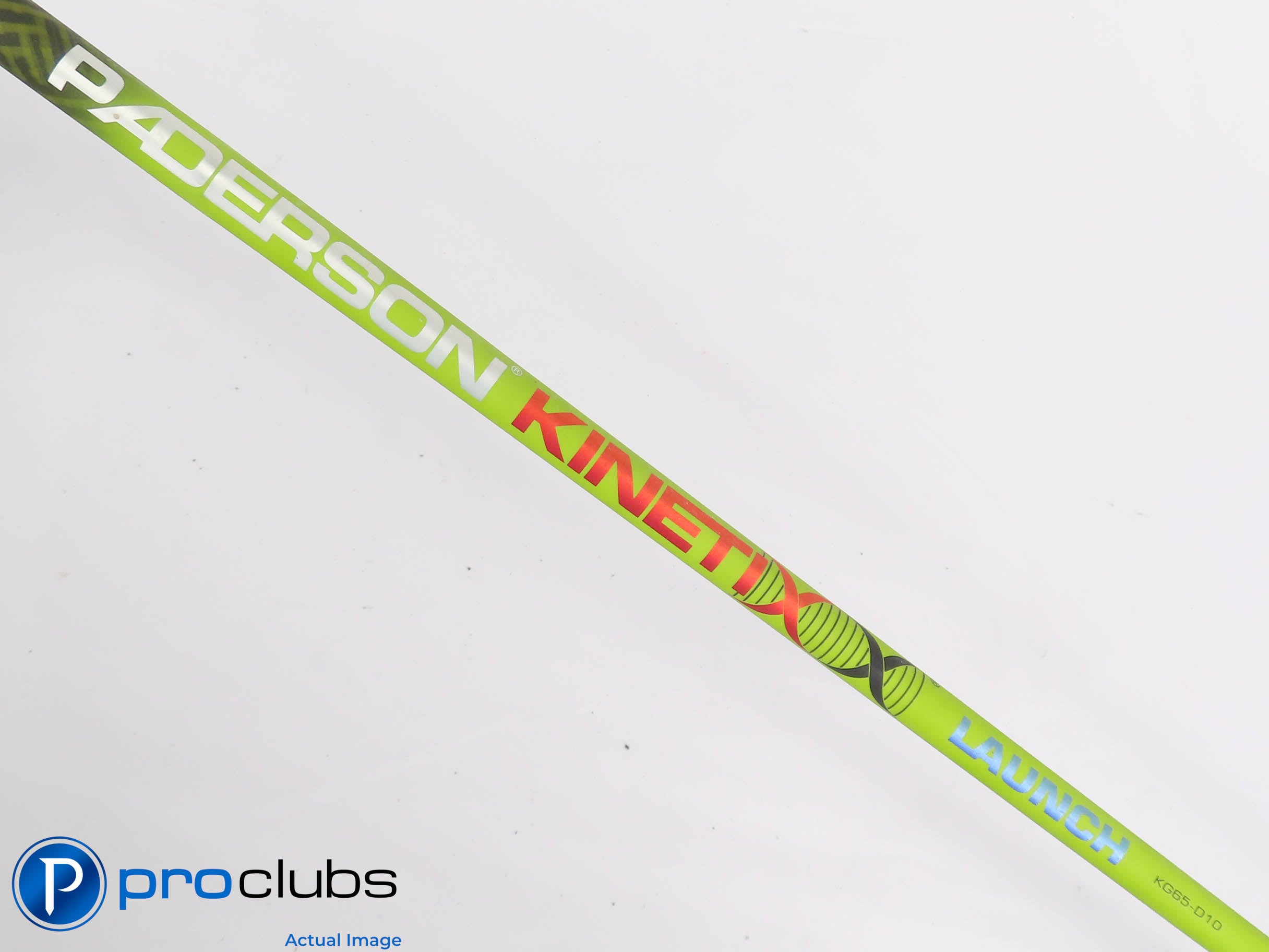PADERSON KINETIXX BALLISTIC KG65-D10 Senior DRIVER SHAFT w/TaylorMade #441200