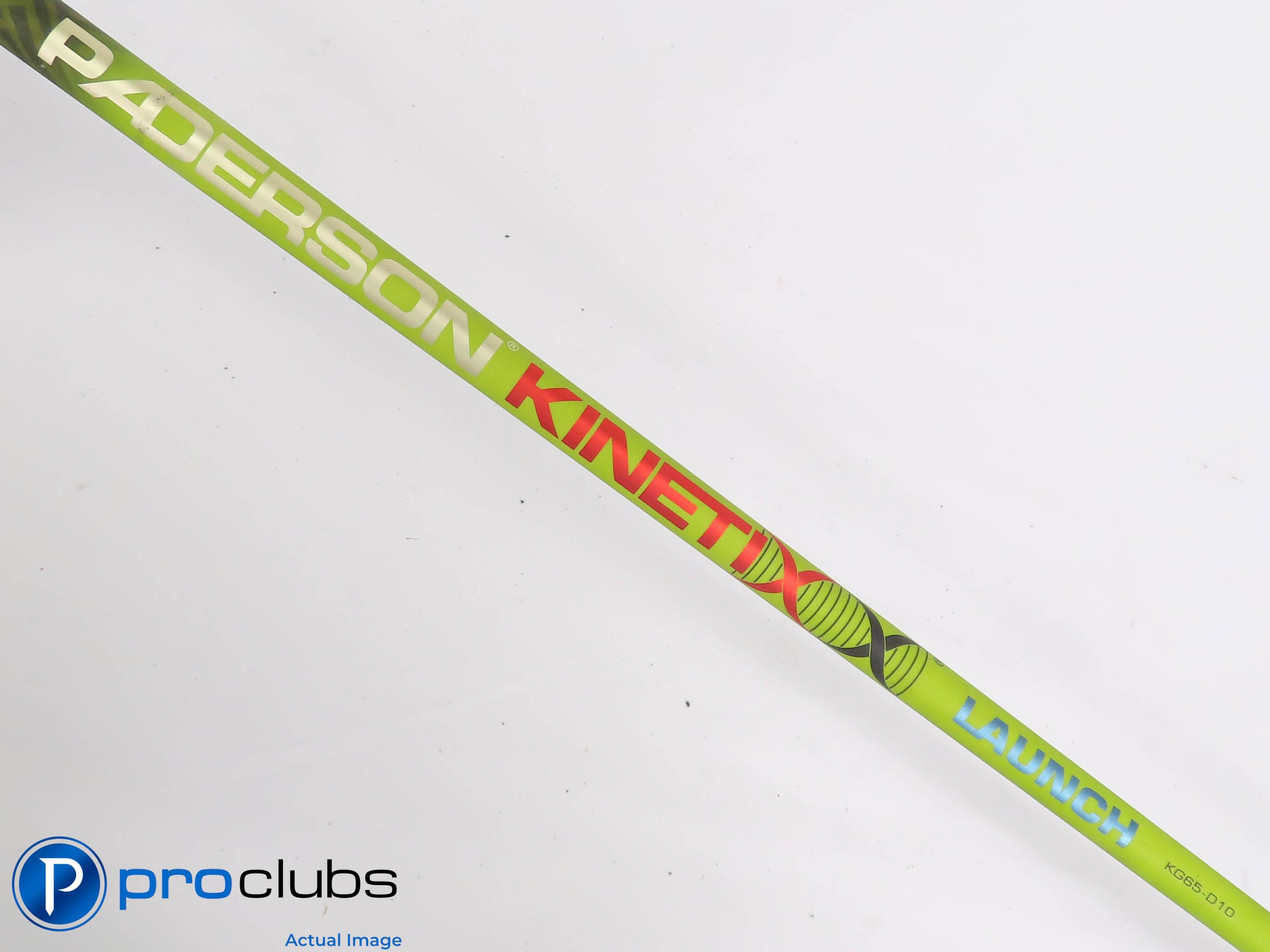 PADERSON KINETIXX BALLISTIC KG65-D10 Senior Flex DRIVER SHAFT w/ PING #441198